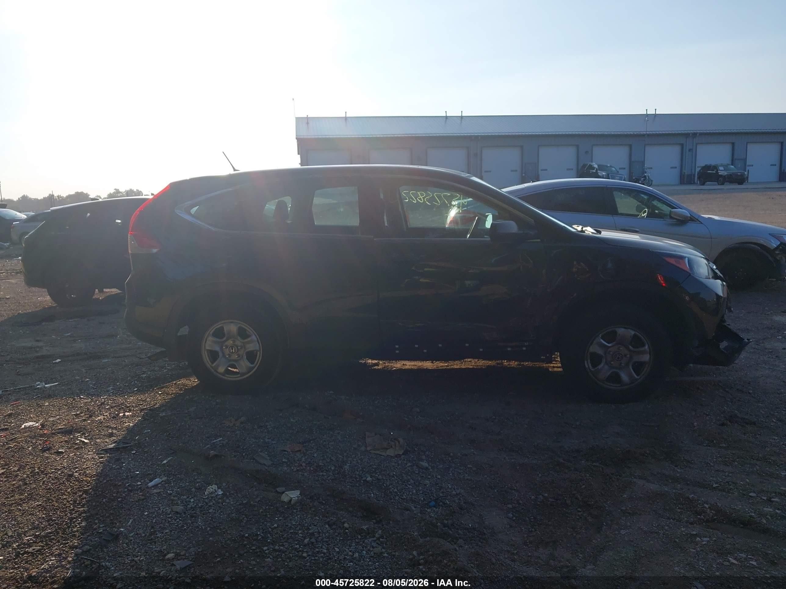 2014 Honda Cr-v Lx Brown vin: 5J6RM4H32EL090303