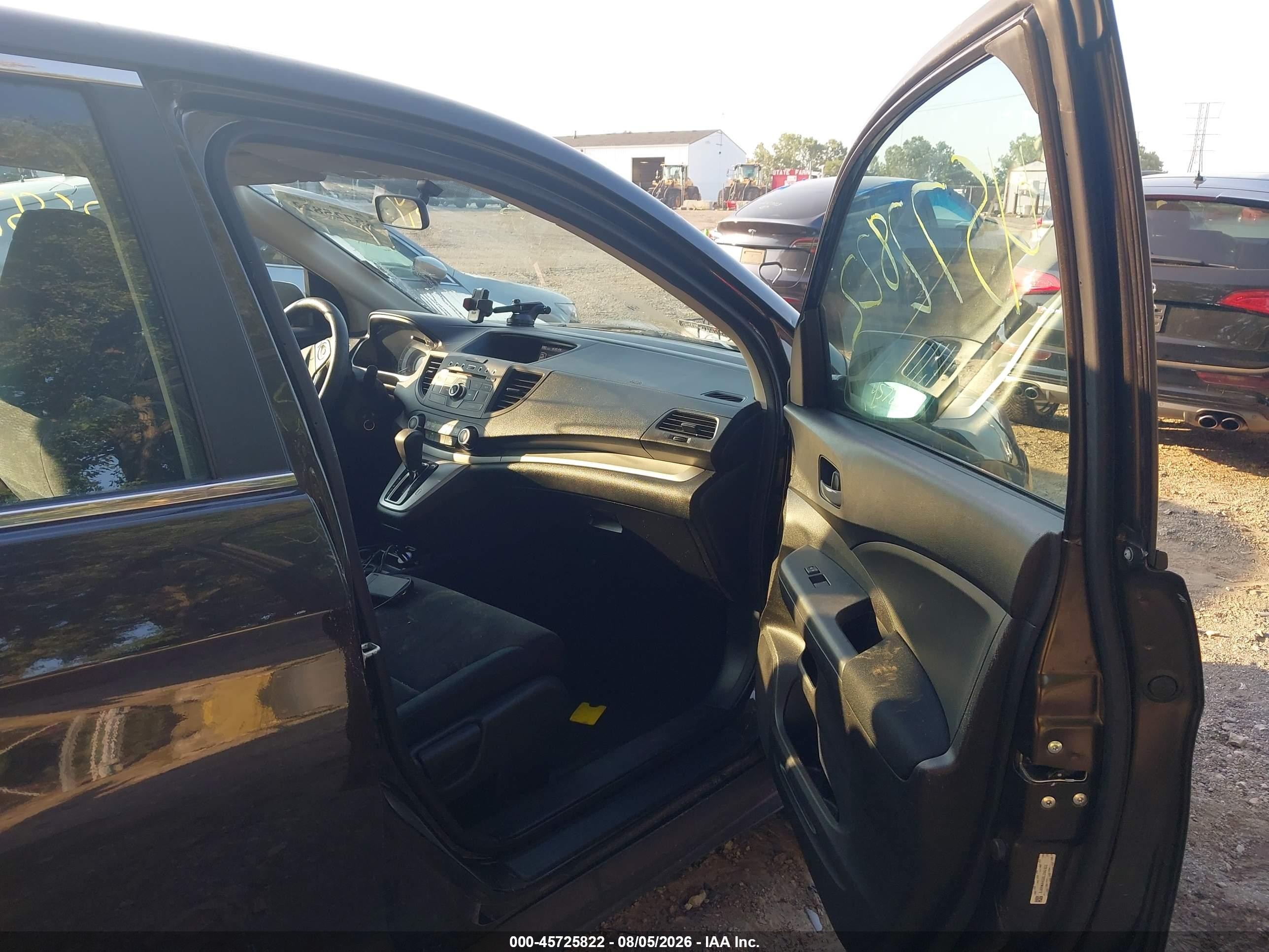 2014 Honda Cr-v Lx Brown vin: 5J6RM4H32EL090303
