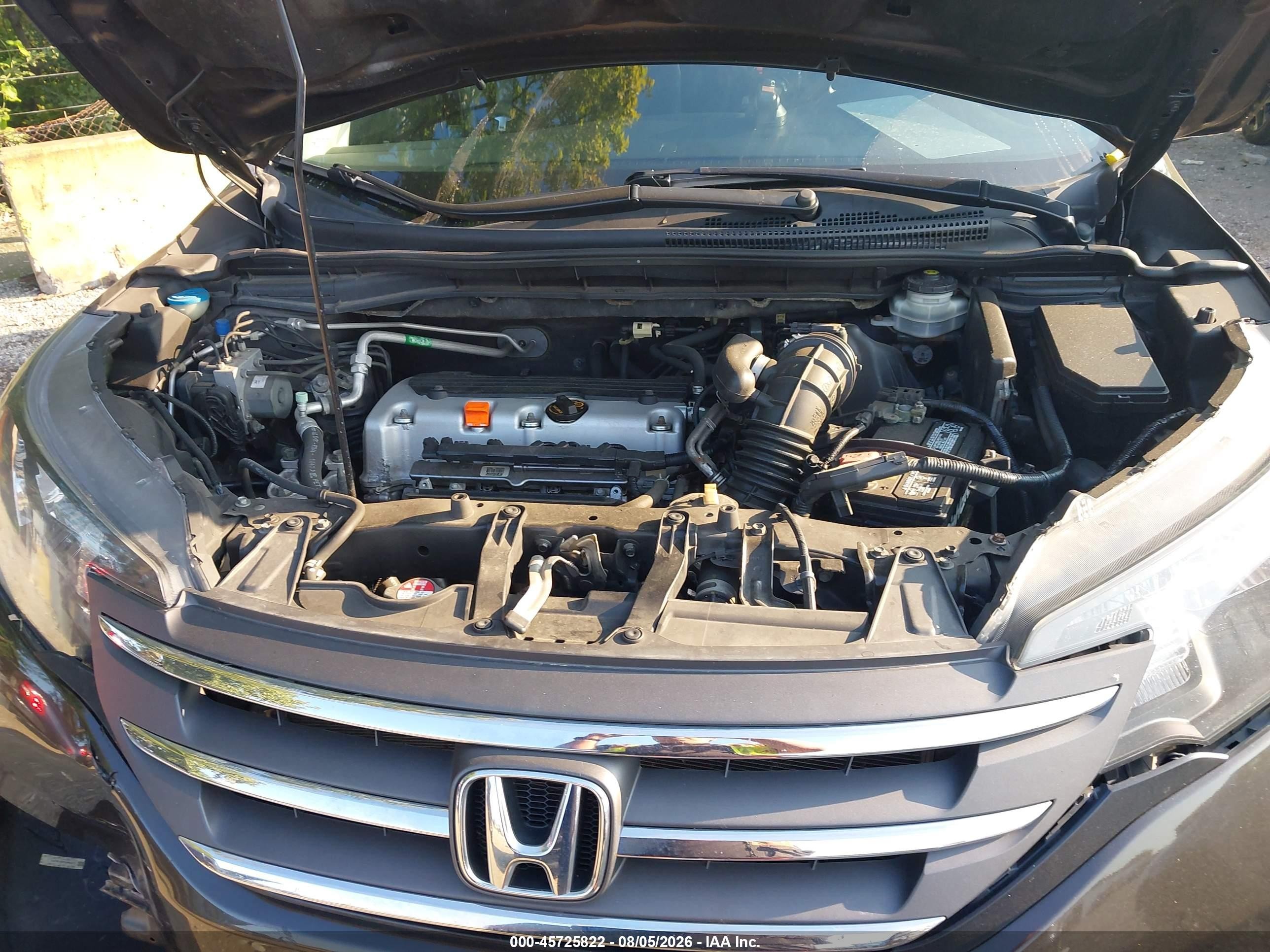 2014 Honda Cr-v Lx Brown vin: 5J6RM4H32EL090303