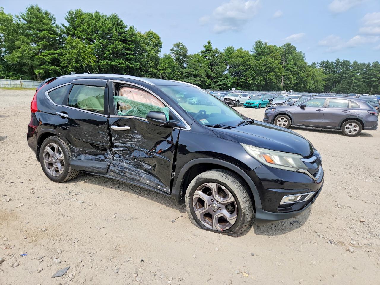 2015 Honda Cr-v Lx Черный vin: 5J6RM4H32FL016610
