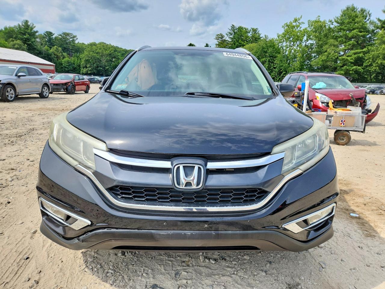 2015 Honda Cr-v Lx Черный vin: 5J6RM4H32FL016610