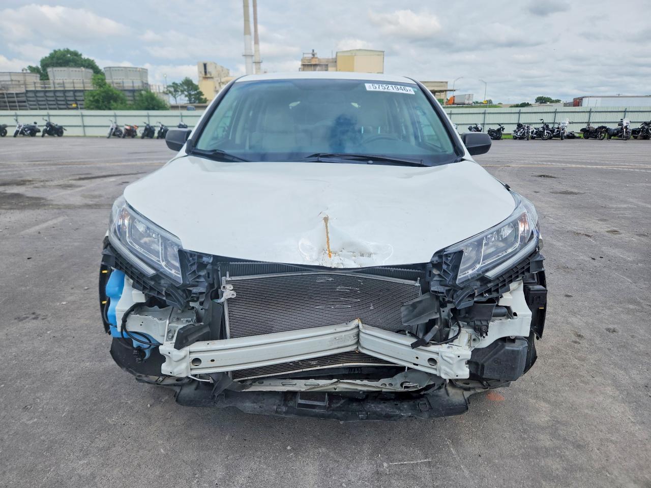 2015 Honda Cr-v Lx Белый vin: 5J6RM4H32FL020401