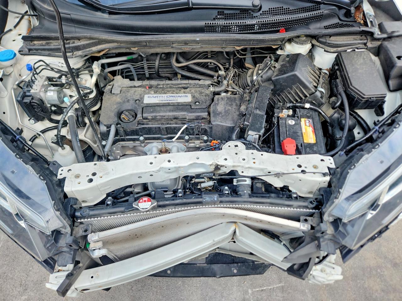 2015 Honda Cr-v Lx Белый vin: 5J6RM4H32FL020401