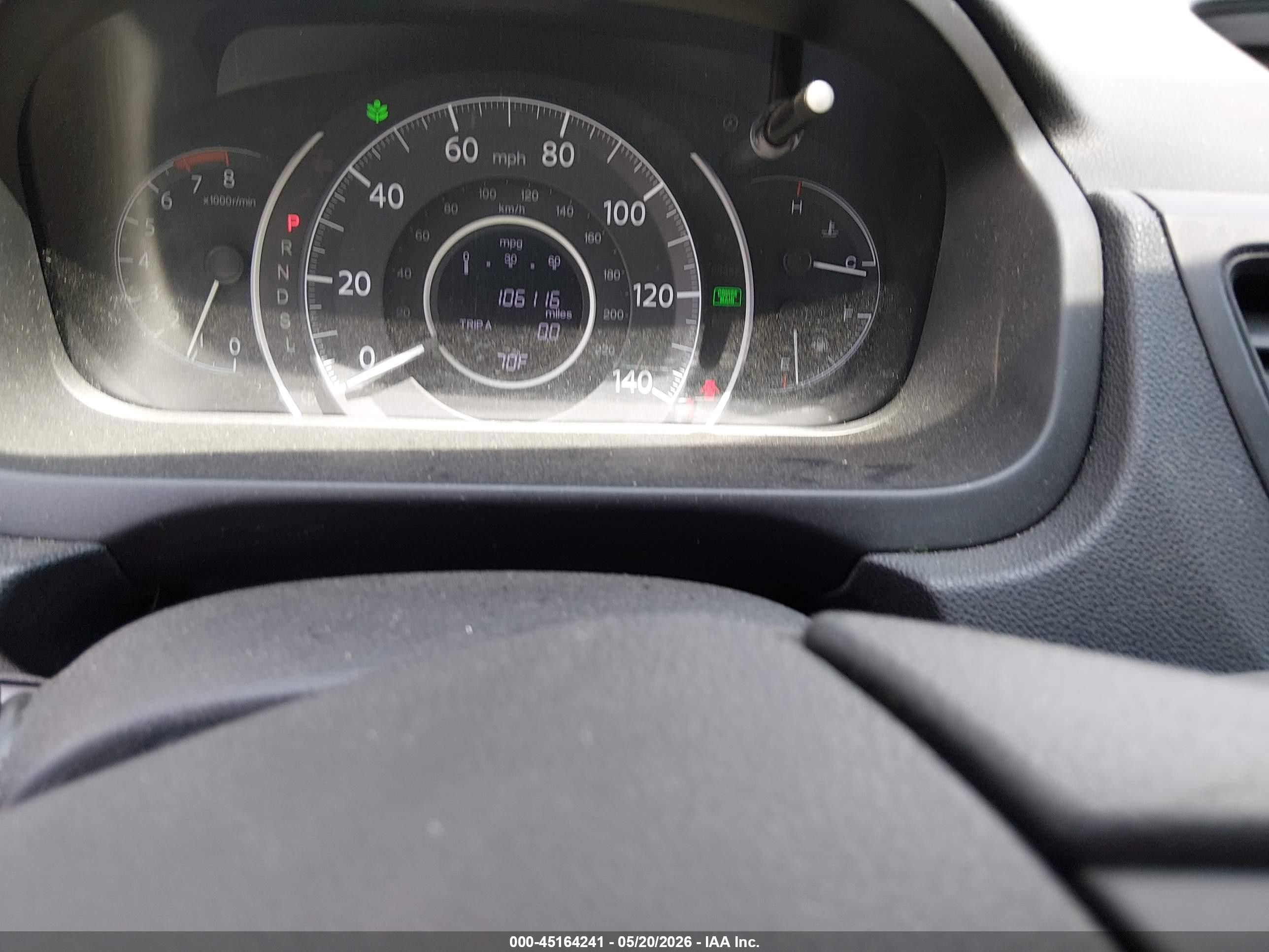 2015 Honda Cr-v Lx Gray vin: 5J6RM4H32FL023931