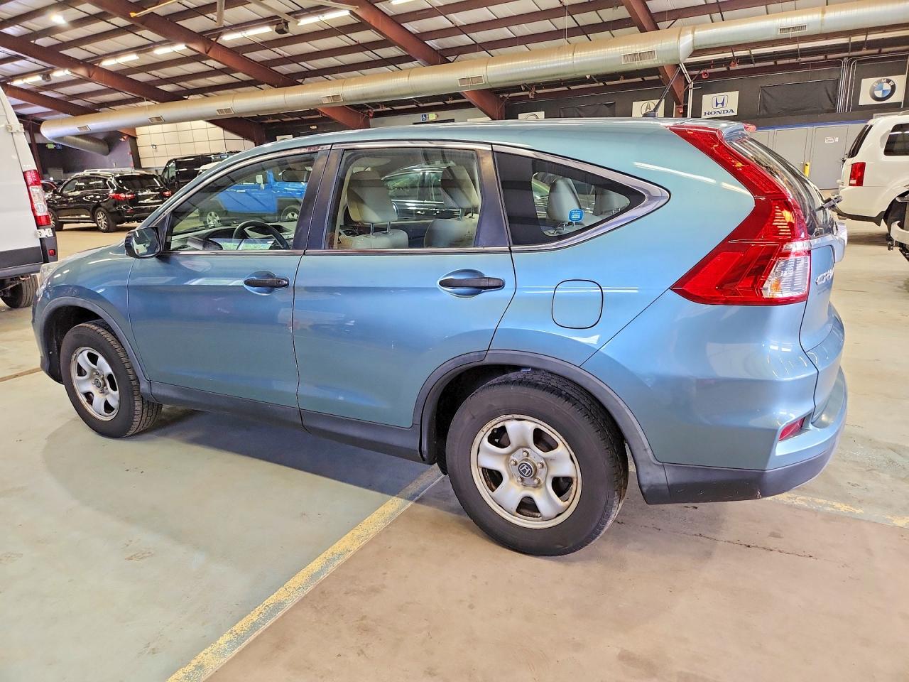2015 Honda Cr-v Lx Blue vin: 5J6RM4H32FL043208