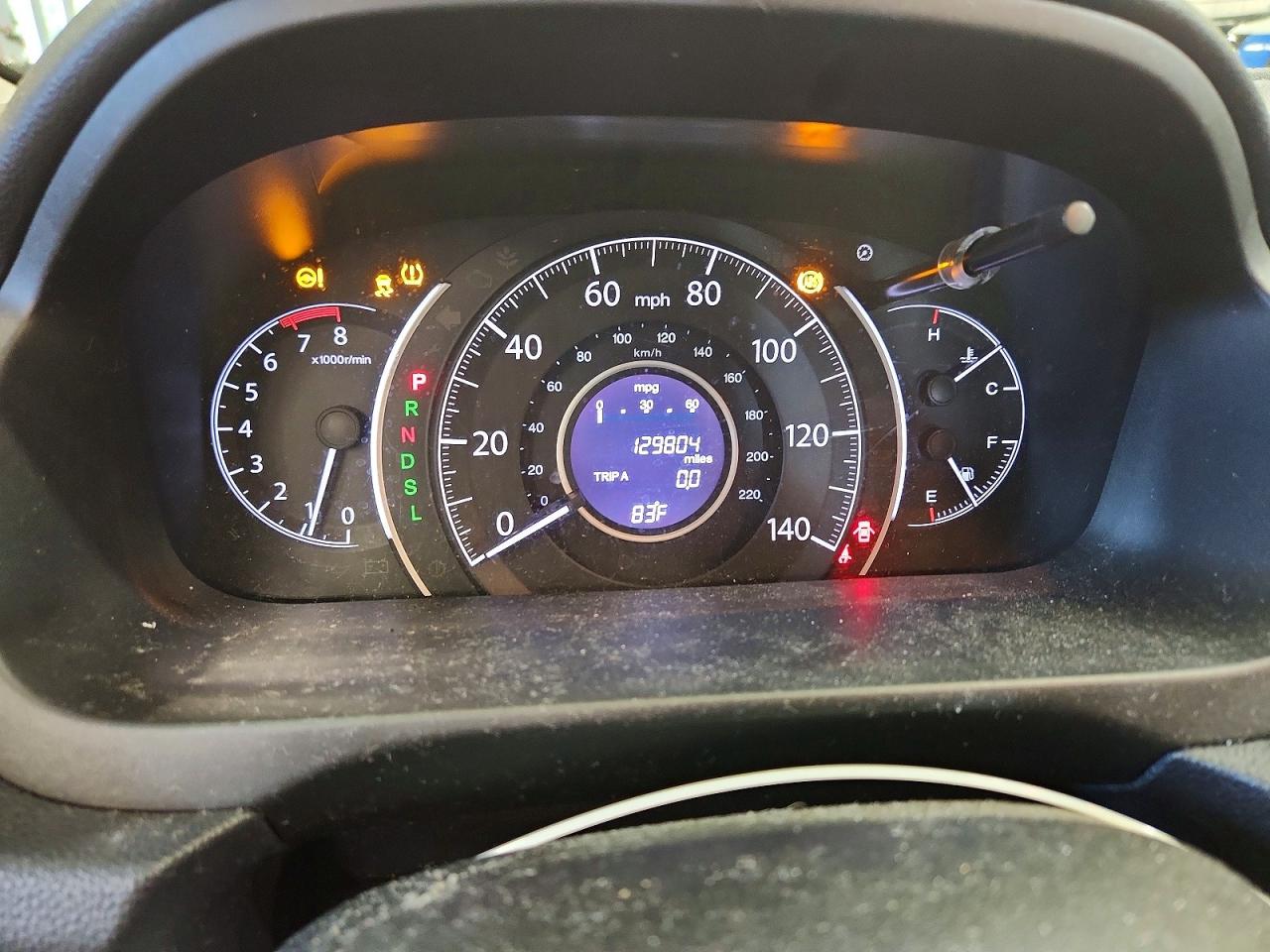 2015 Honda Cr-v Lx Blue vin: 5J6RM4H32FL043208