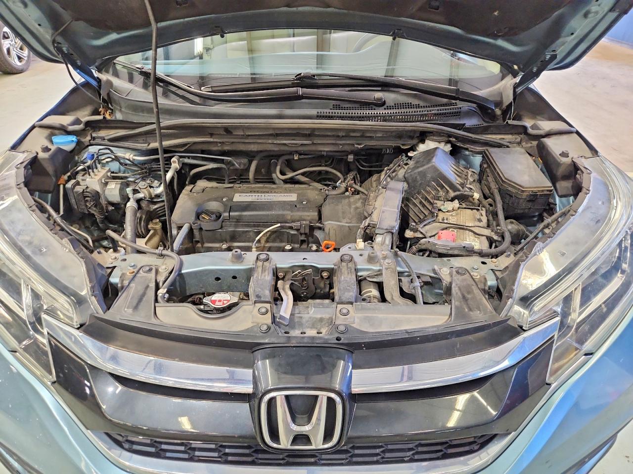 2015 Honda Cr-v Lx Blue vin: 5J6RM4H32FL043208