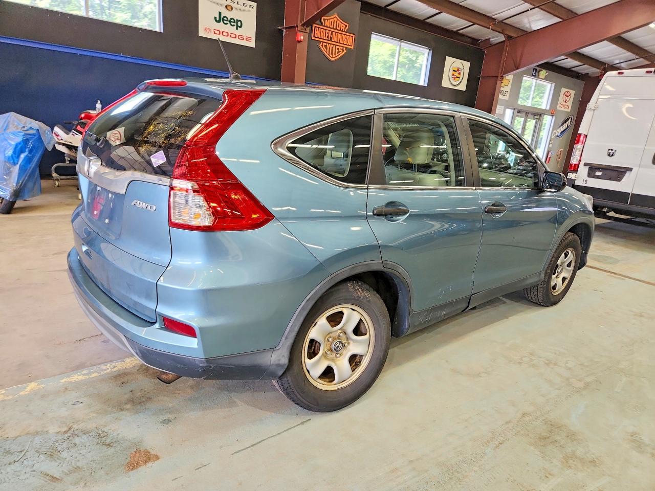 2015 Honda Cr-v Lx Blue vin: 5J6RM4H32FL043208