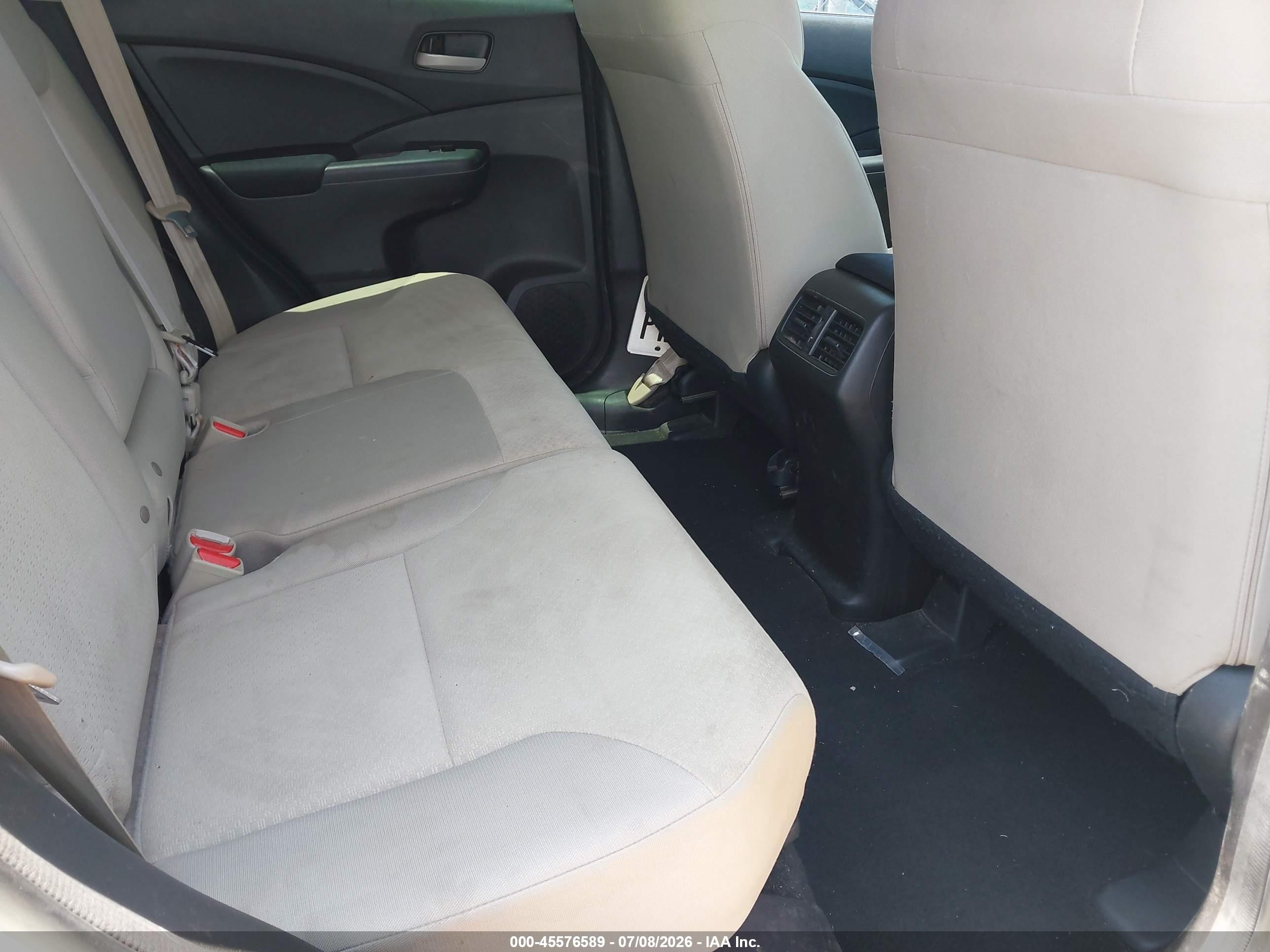 2015 Honda Cr-v Lx White vin: 5J6RM4H32FL049302