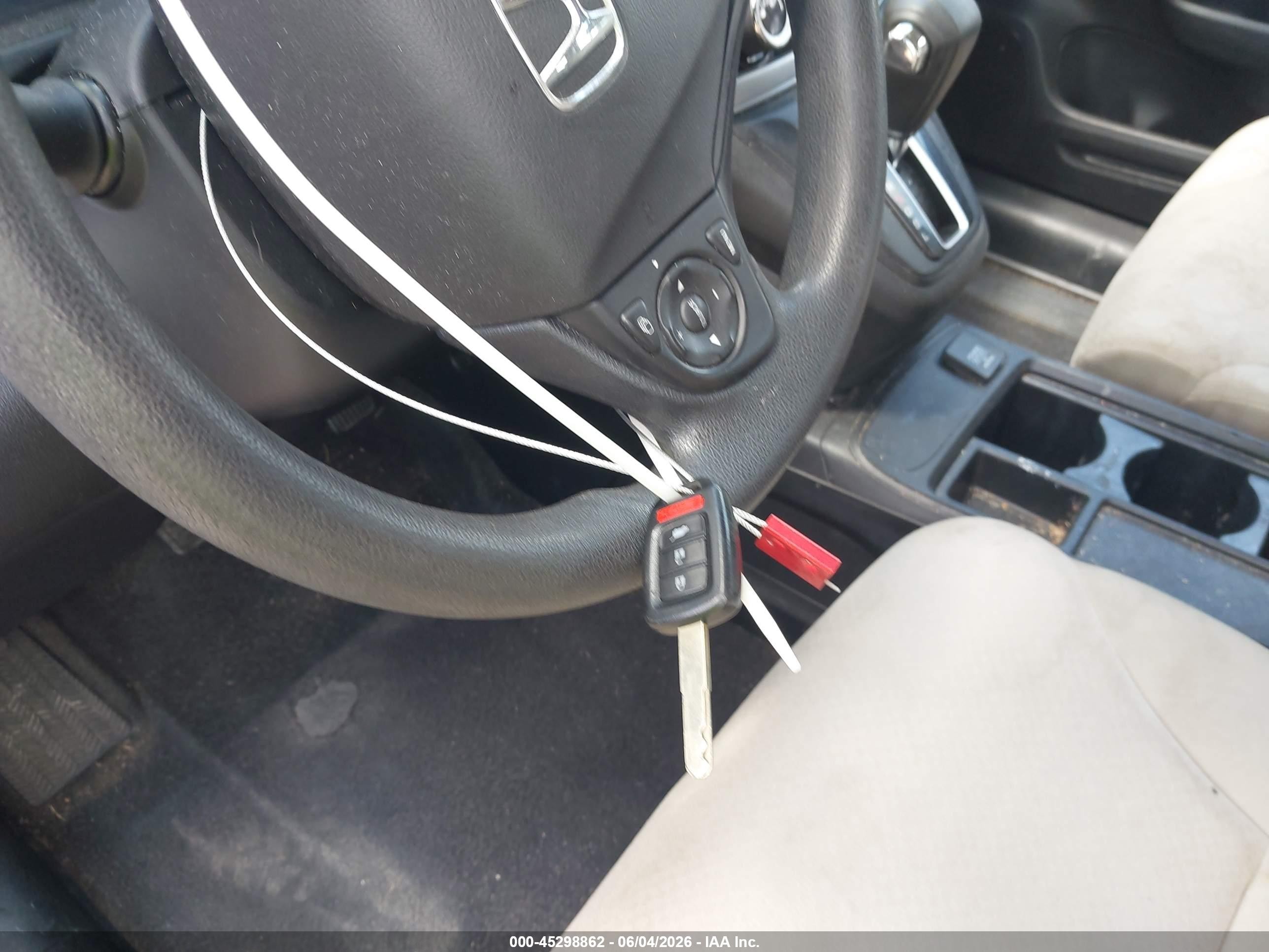 2015 Honda Cr-v Lx Blue vin: 5J6RM4H32FL068335
