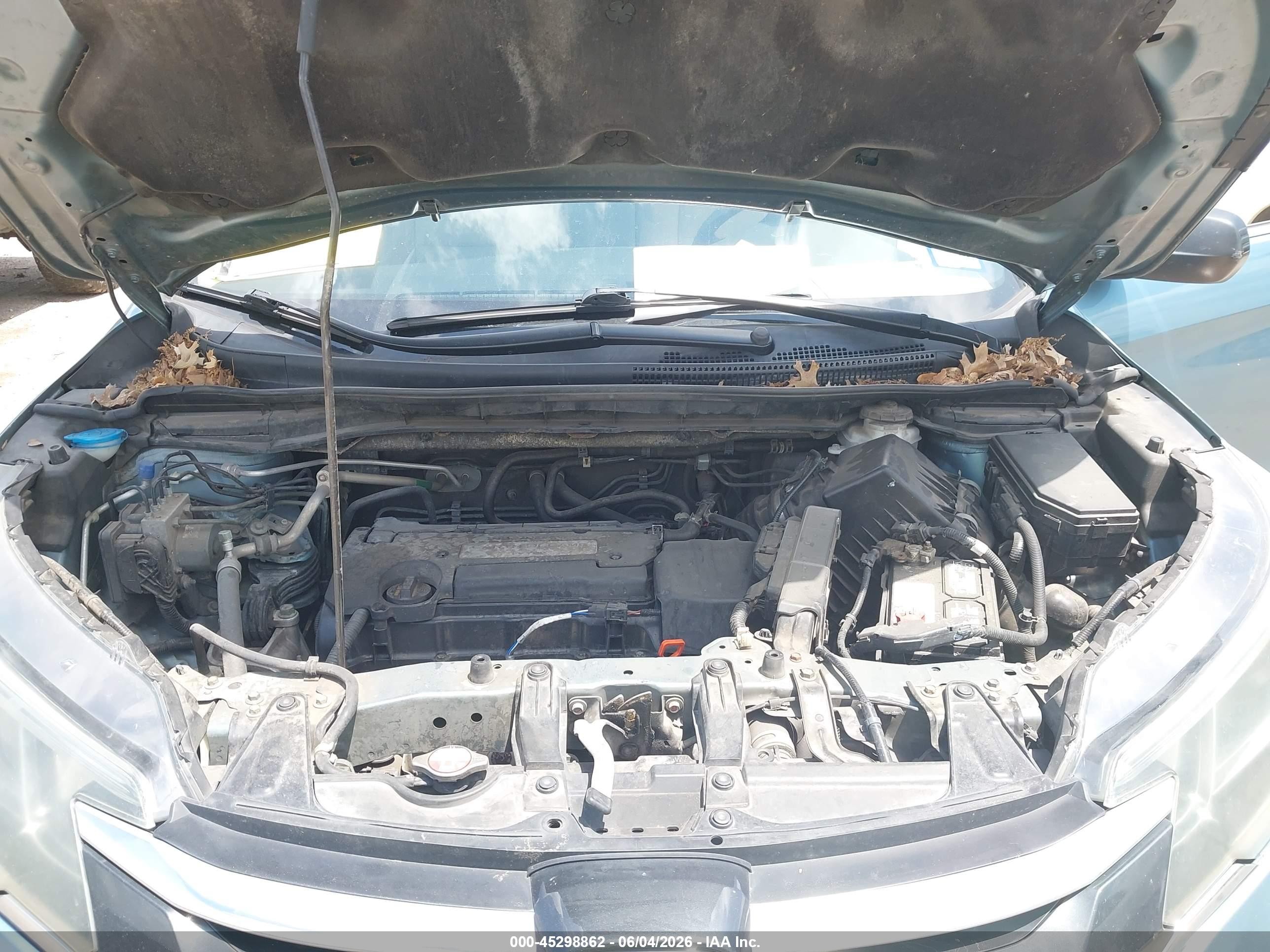 2015 Honda Cr-v Lx Blue vin: 5J6RM4H32FL068335