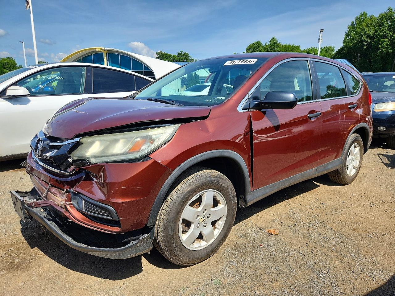 2015 Honda Cr-v Lx Silver vin: 5J6RM4H32FL070523