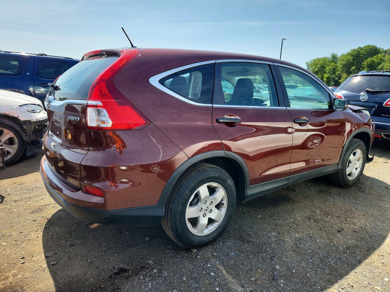 2015 Honda Cr-v Lx Silver vin: 5J6RM4H32FL070523