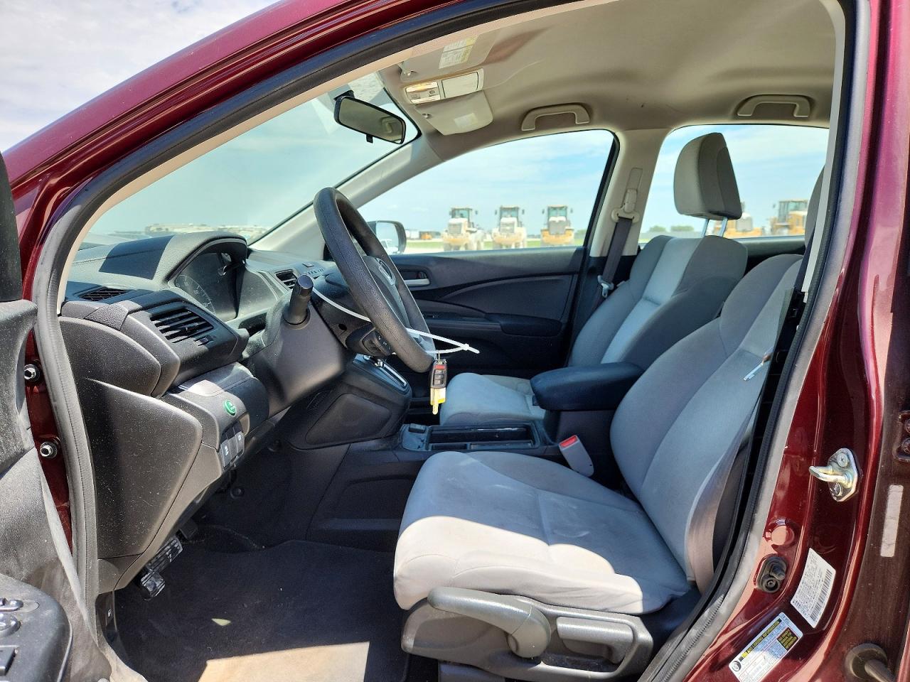 2015 Honda Cr-v Lx Burgundy vin: 5J6RM4H32FL075110
