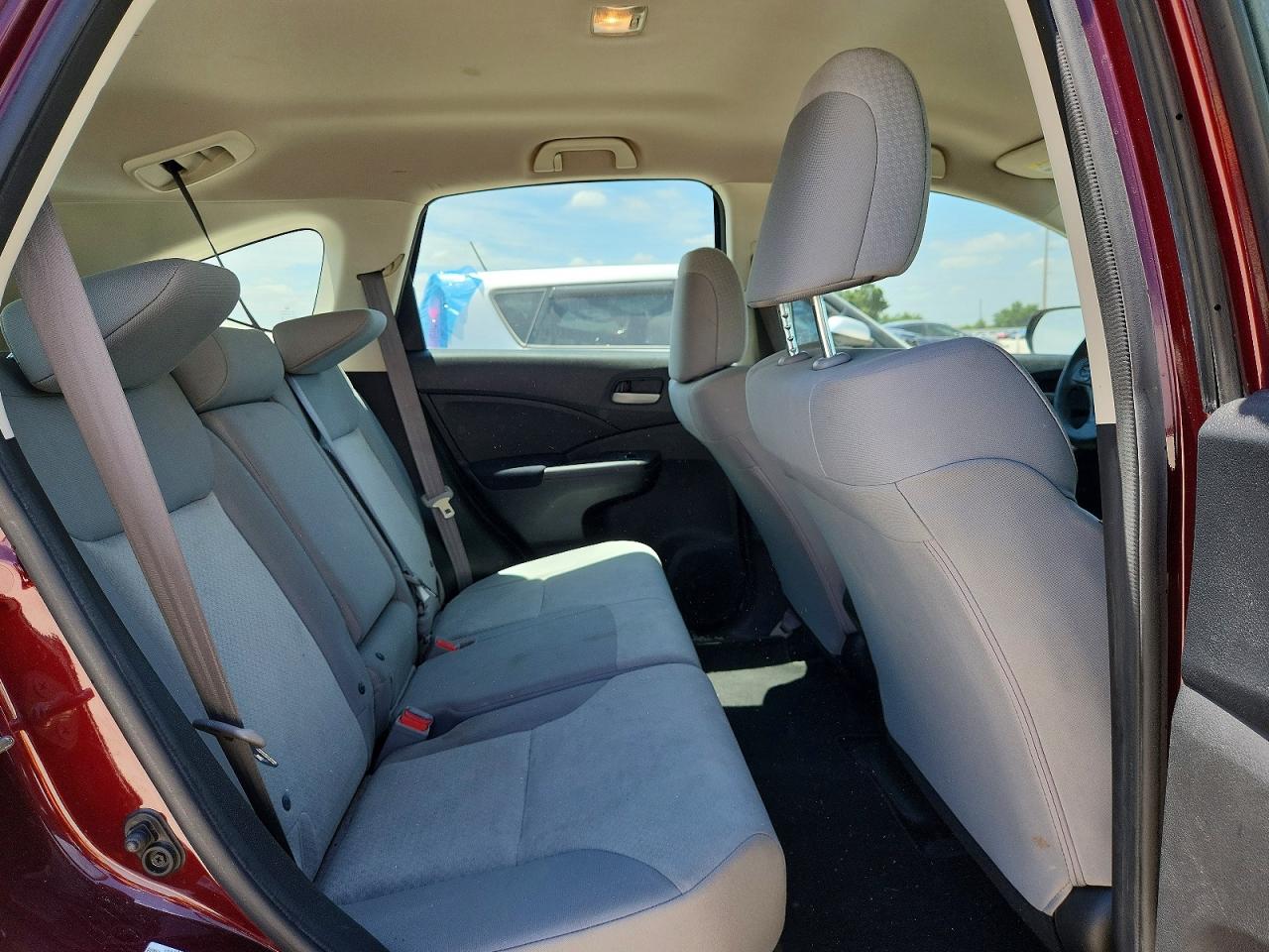 2015 Honda Cr-v Lx Burgundy vin: 5J6RM4H32FL075110