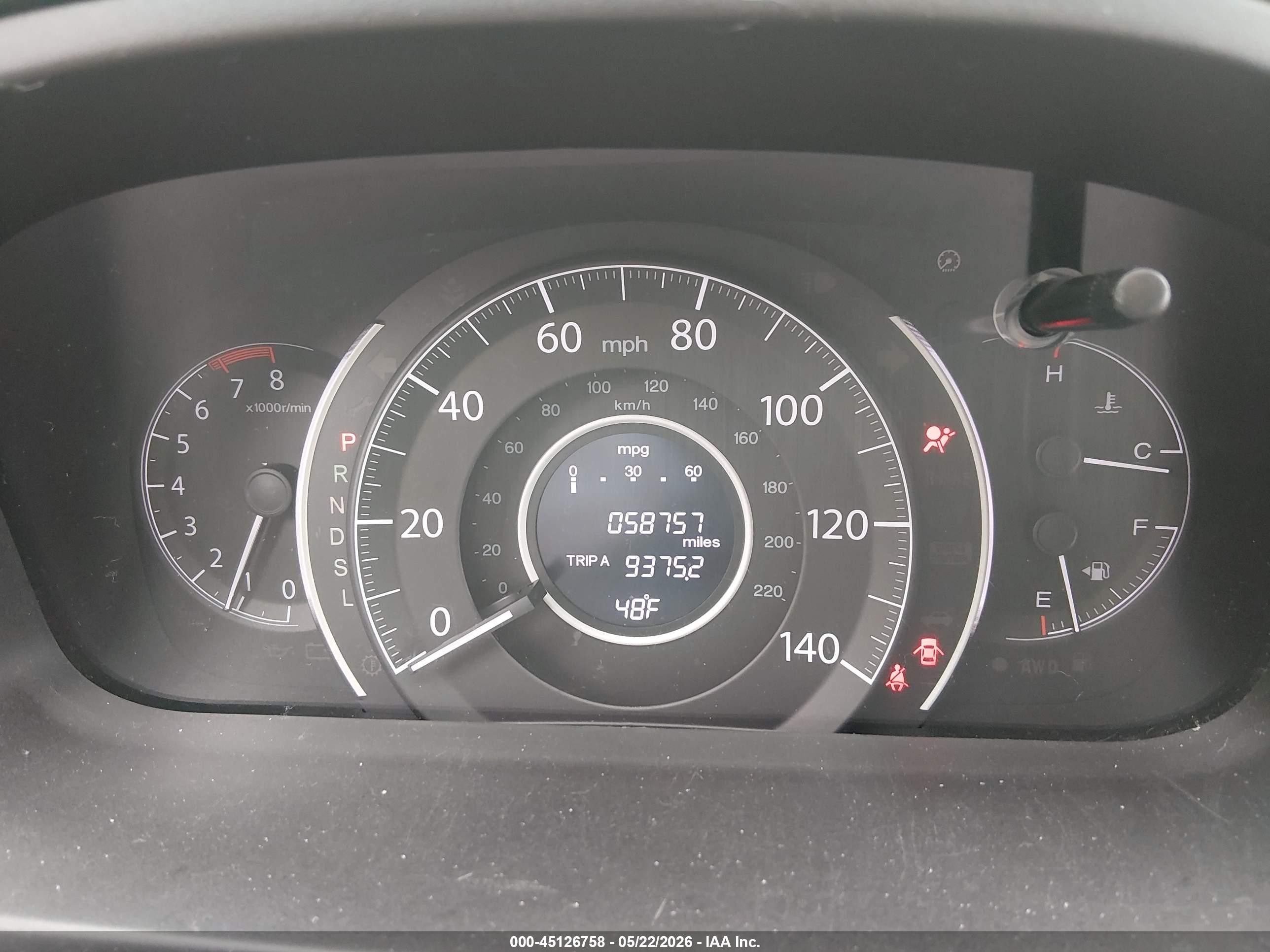 2015 Honda Cr-v Lx Gray vin: 5J6RM4H32FL075933