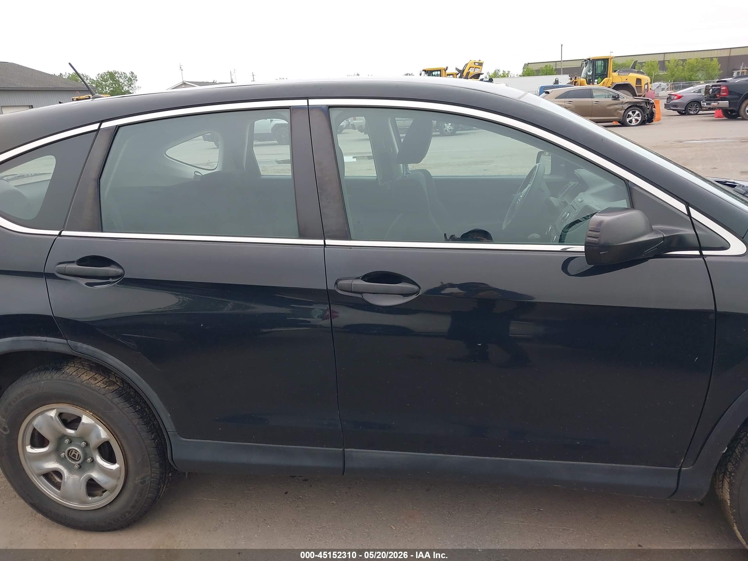 2015 Honda Cr-v Lx Black vin: 5J6RM4H32FL078931