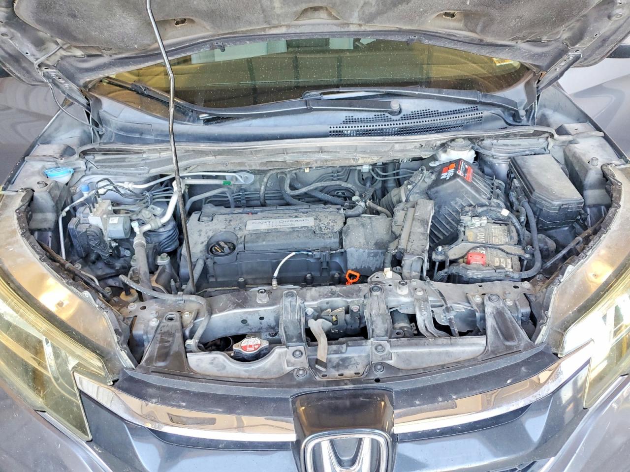2015 Honda Cr-v Lx Gray vin: 5J6RM4H32FL094191