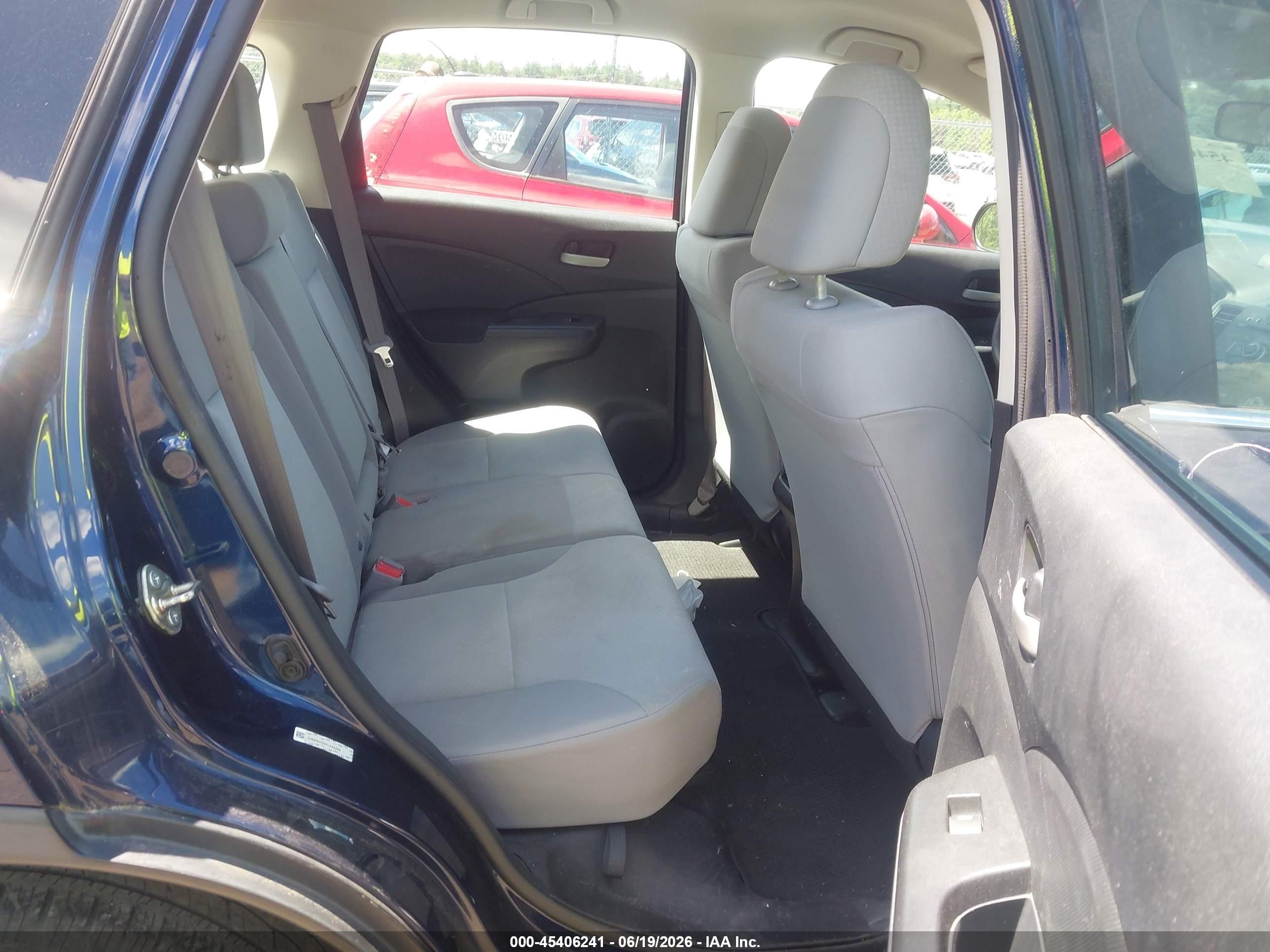 2015 Honda Cr-v Lx Blue vin: 5J6RM4H32FL094580