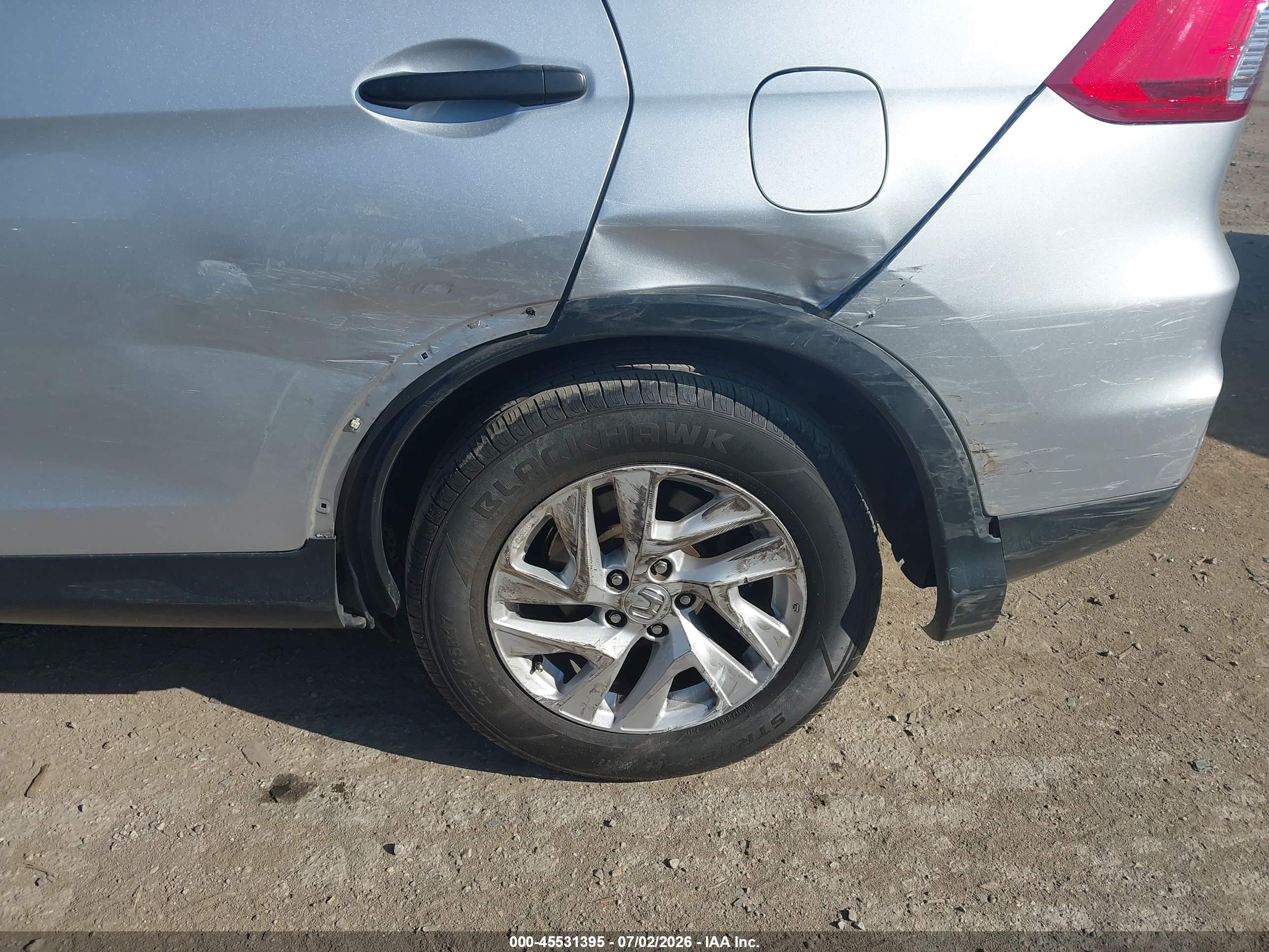 2015 Honda Cr-v Lx Серебряный vin: 5J6RM4H32FL116450