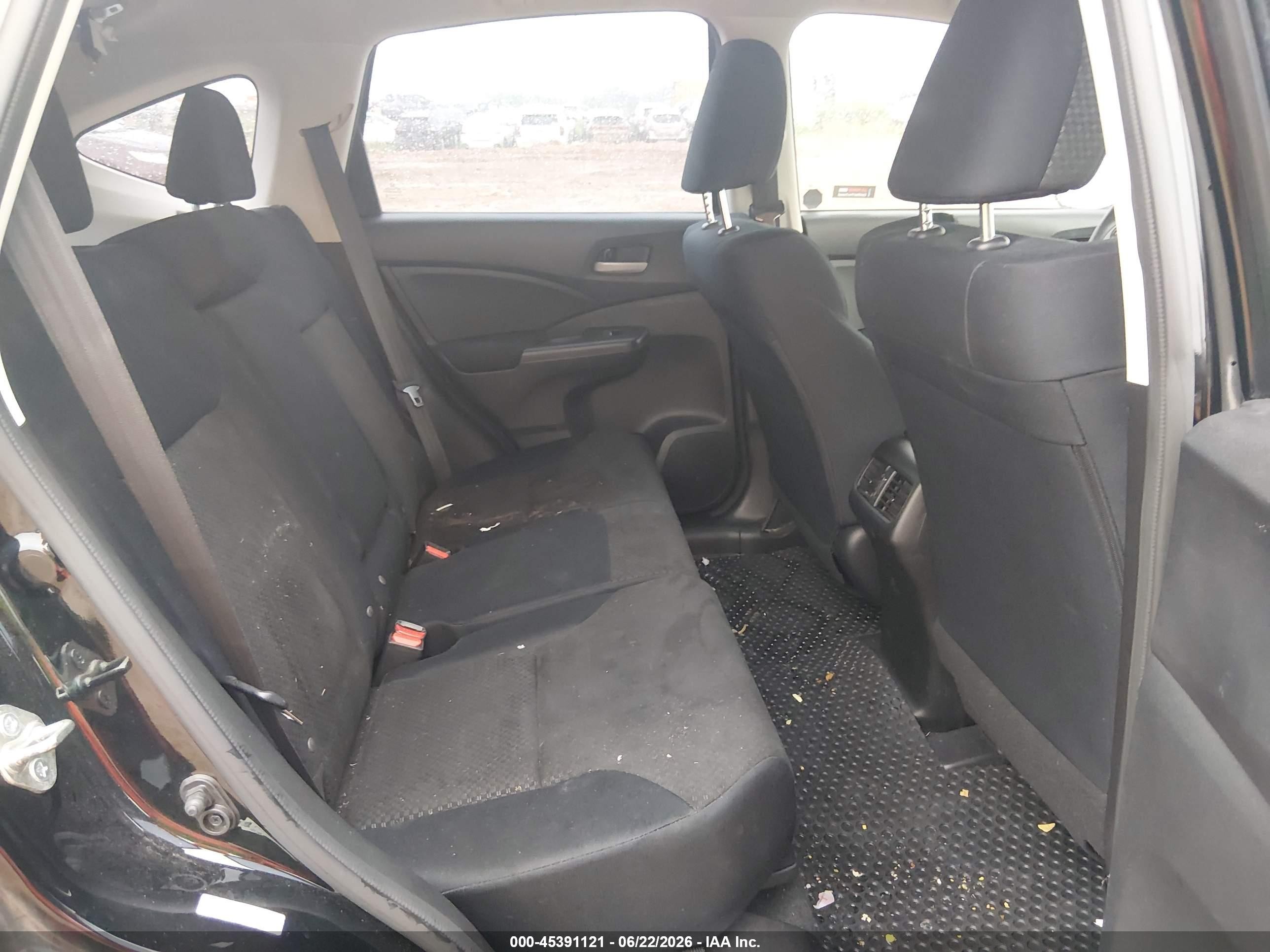 2015 Honda Cr-v Lx Black vin: 5J6RM4H32FL116819