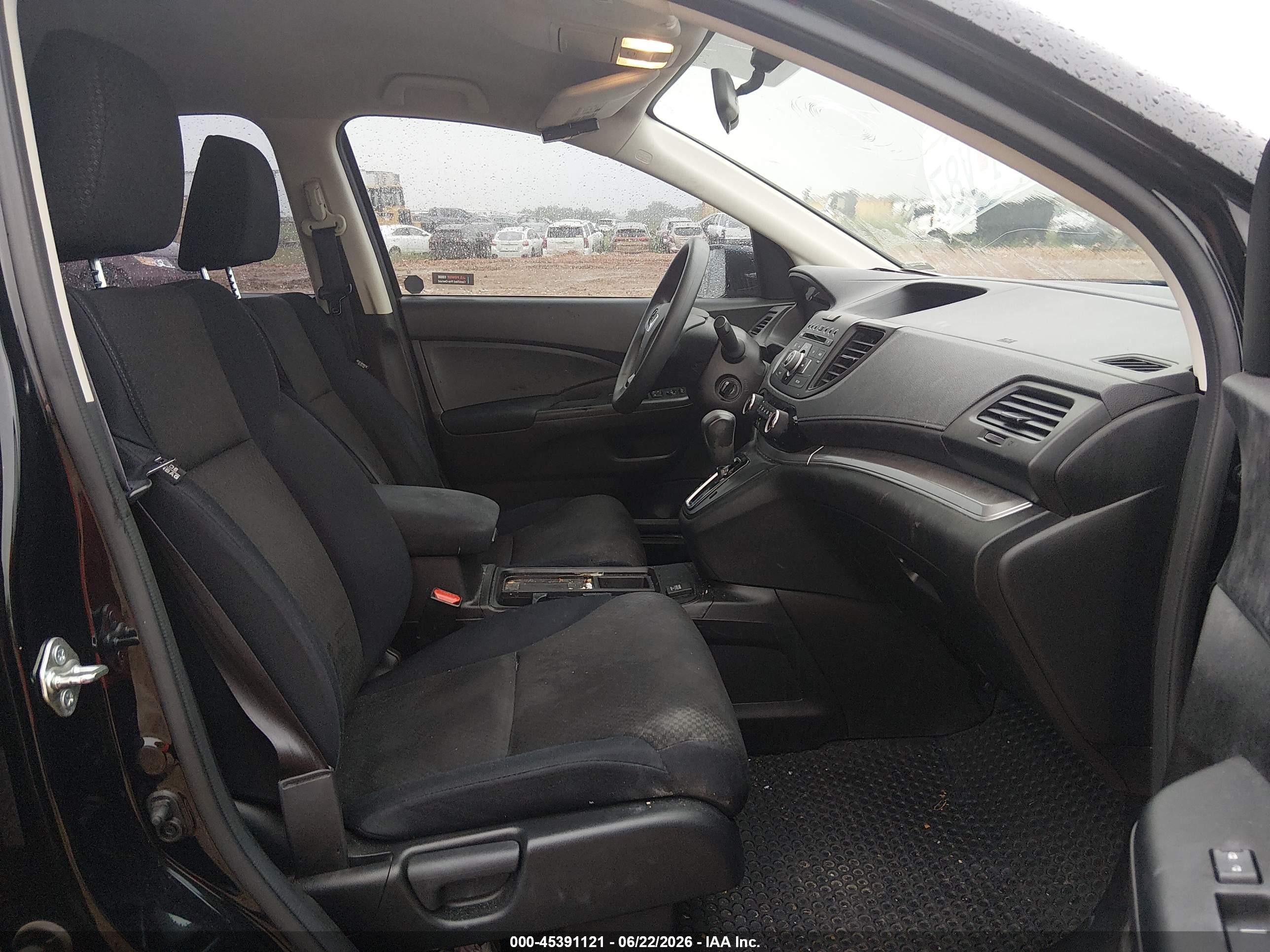 2015 Honda Cr-v Lx Black vin: 5J6RM4H32FL116819