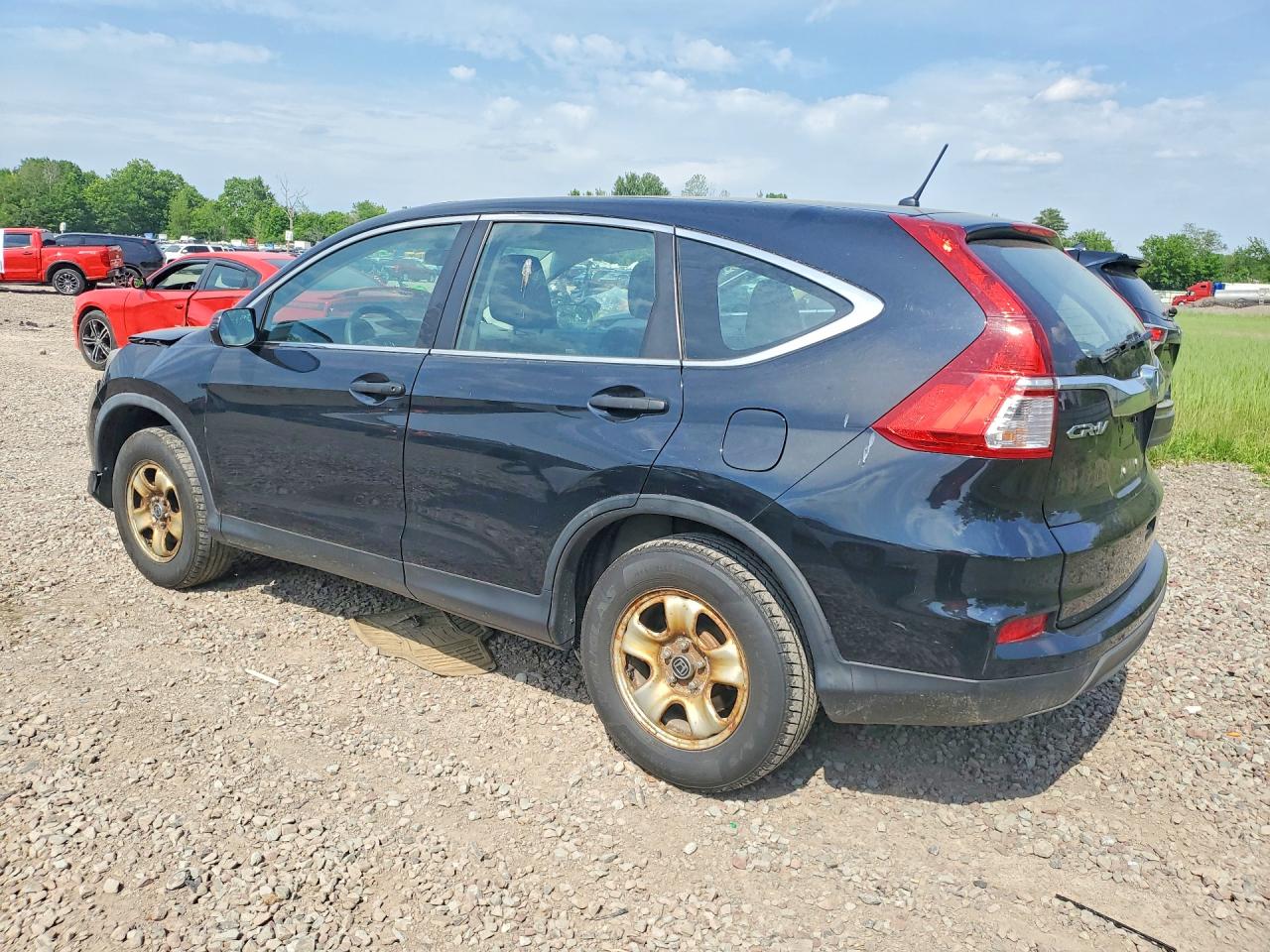 2015 Honda Cr-v Lx Black vin: 5J6RM4H32FL127514
