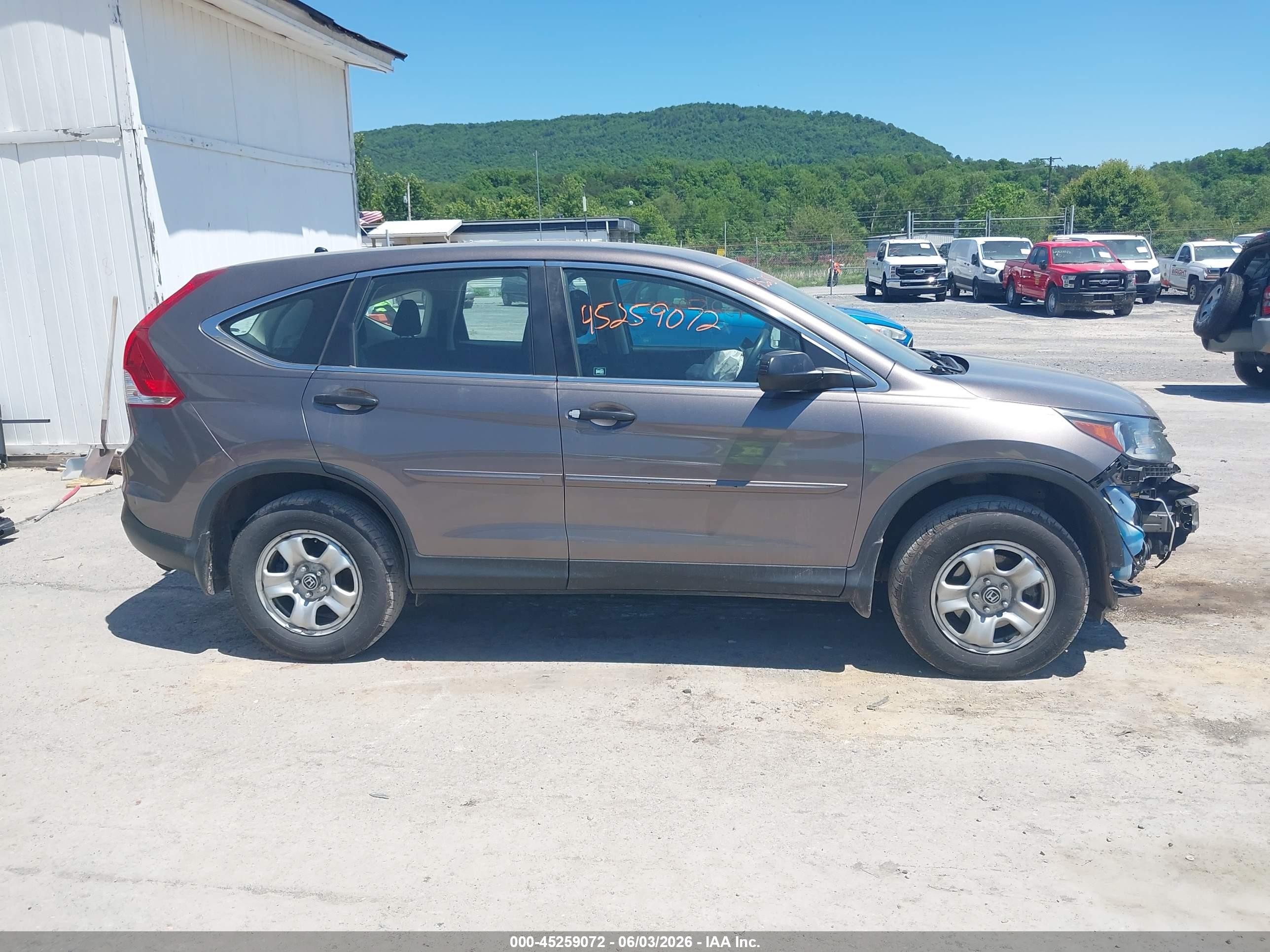 2012 Honda Cr-v Lx Brown vin: 5J6RM4H33CL032505