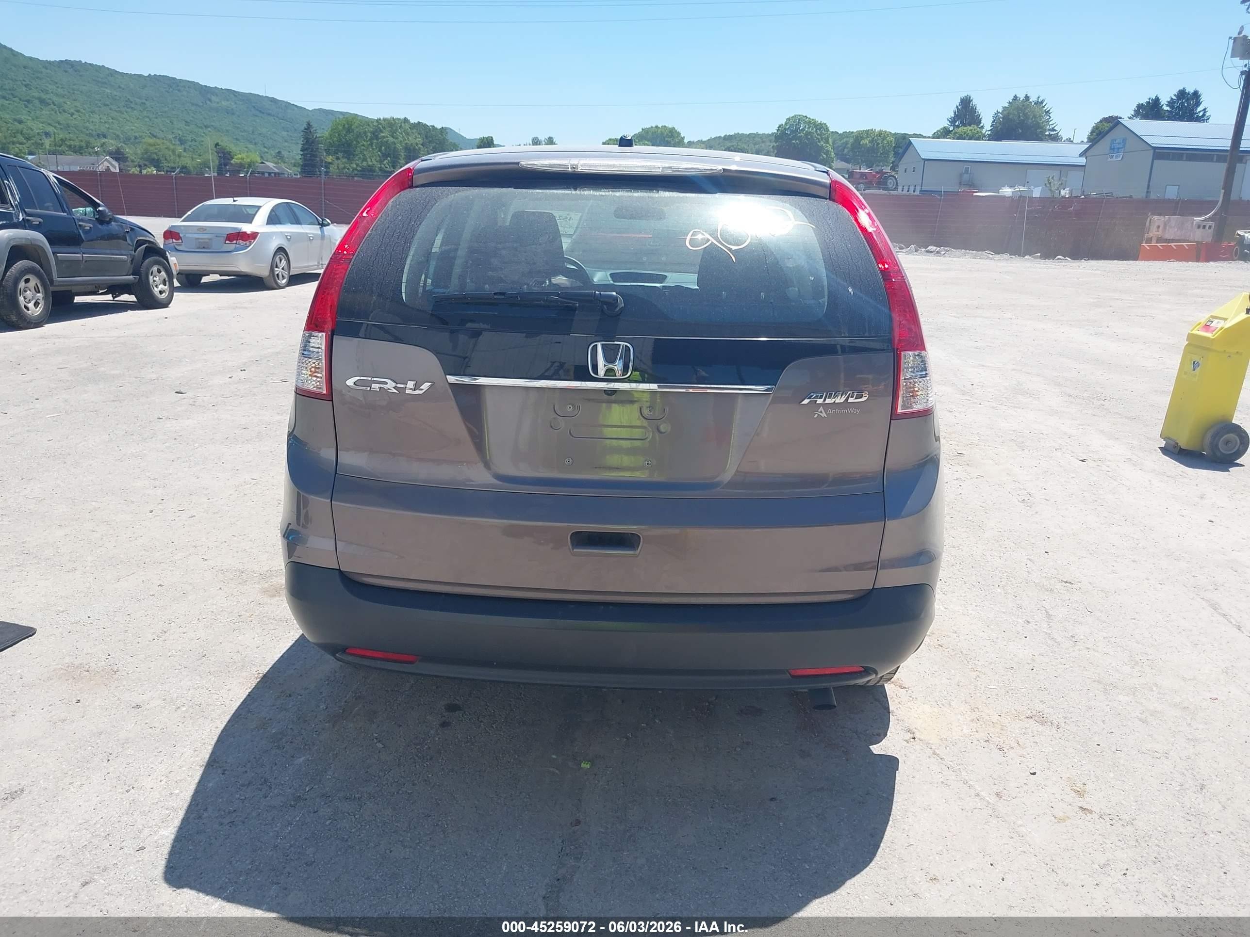 2012 Honda Cr-v Lx Brown vin: 5J6RM4H33CL032505