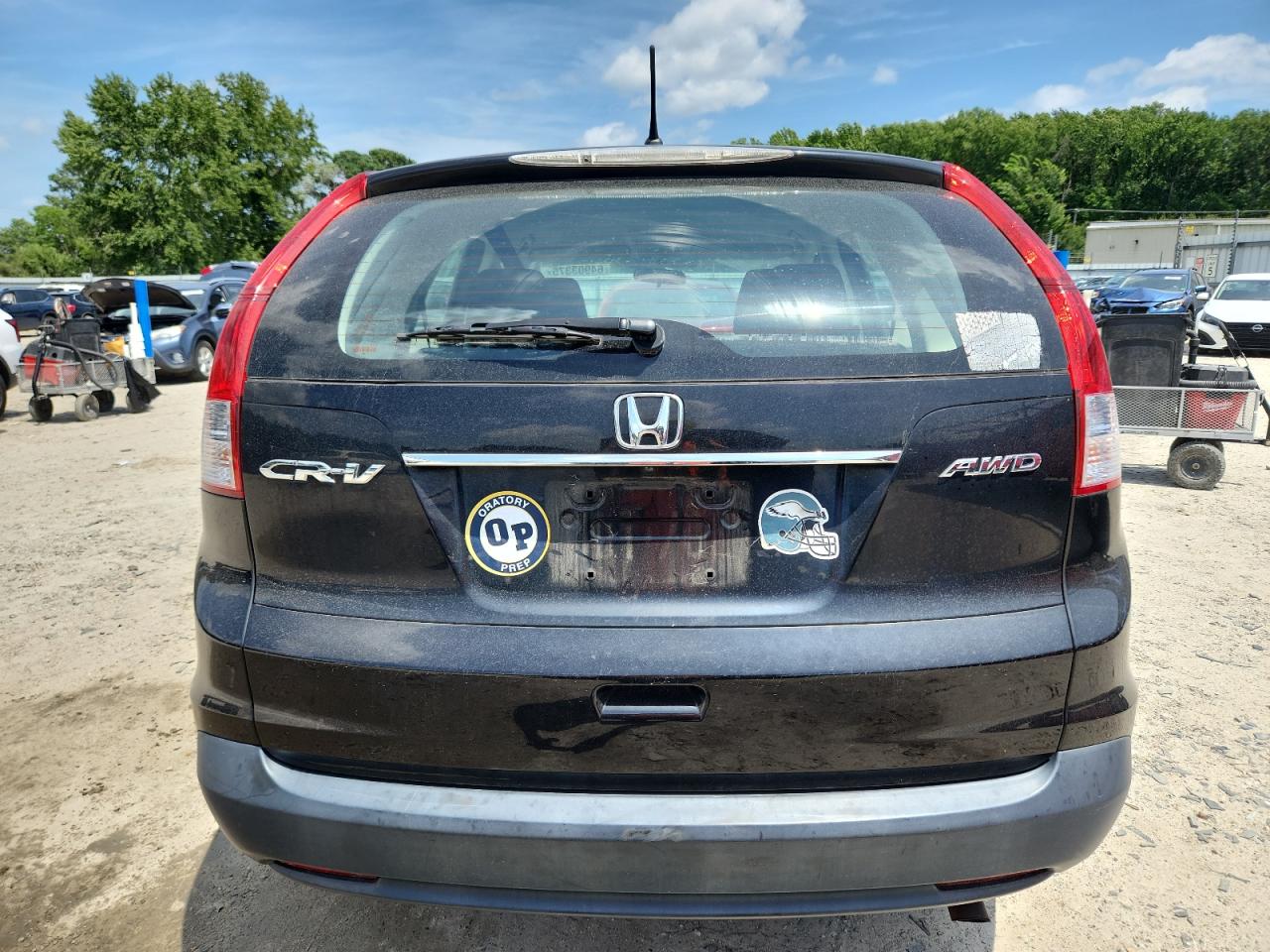 2012 Honda Cr-v Lx Black vin: 5J6RM4H33CL033153