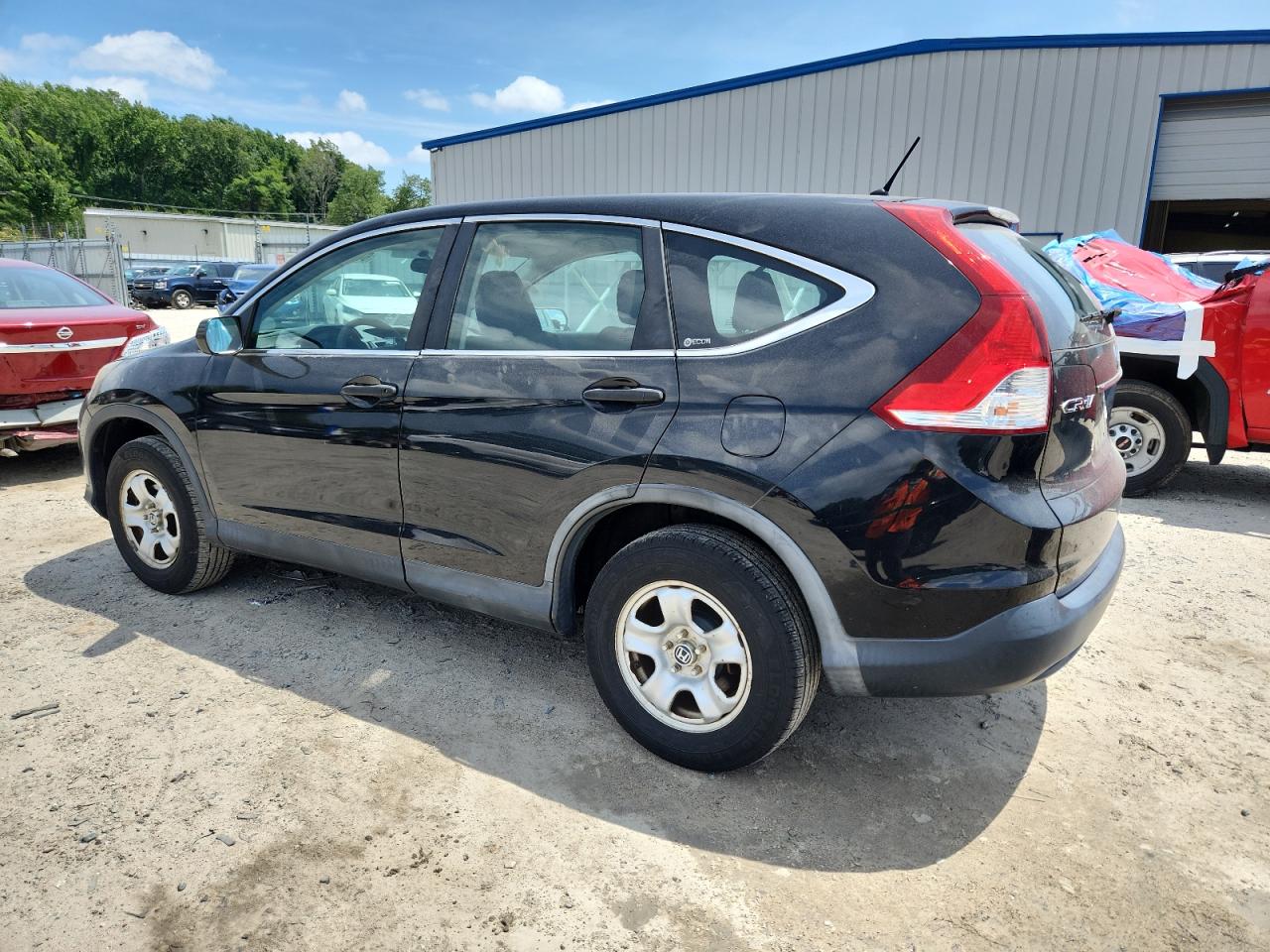 2012 Honda Cr-v Lx Black vin: 5J6RM4H33CL033153