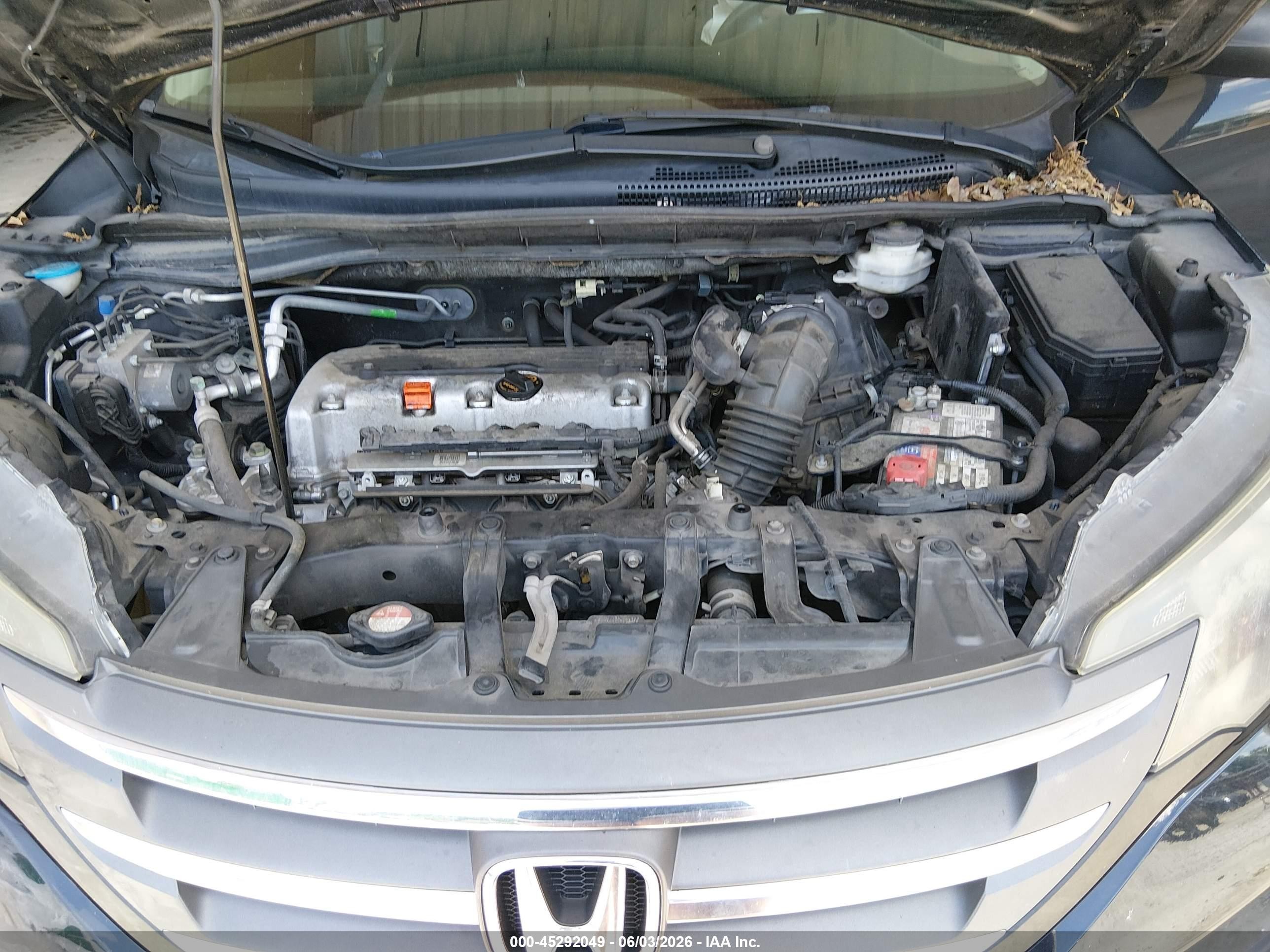 2012 Honda Cr-v Lx Black vin: 5J6RM4H33CL048090