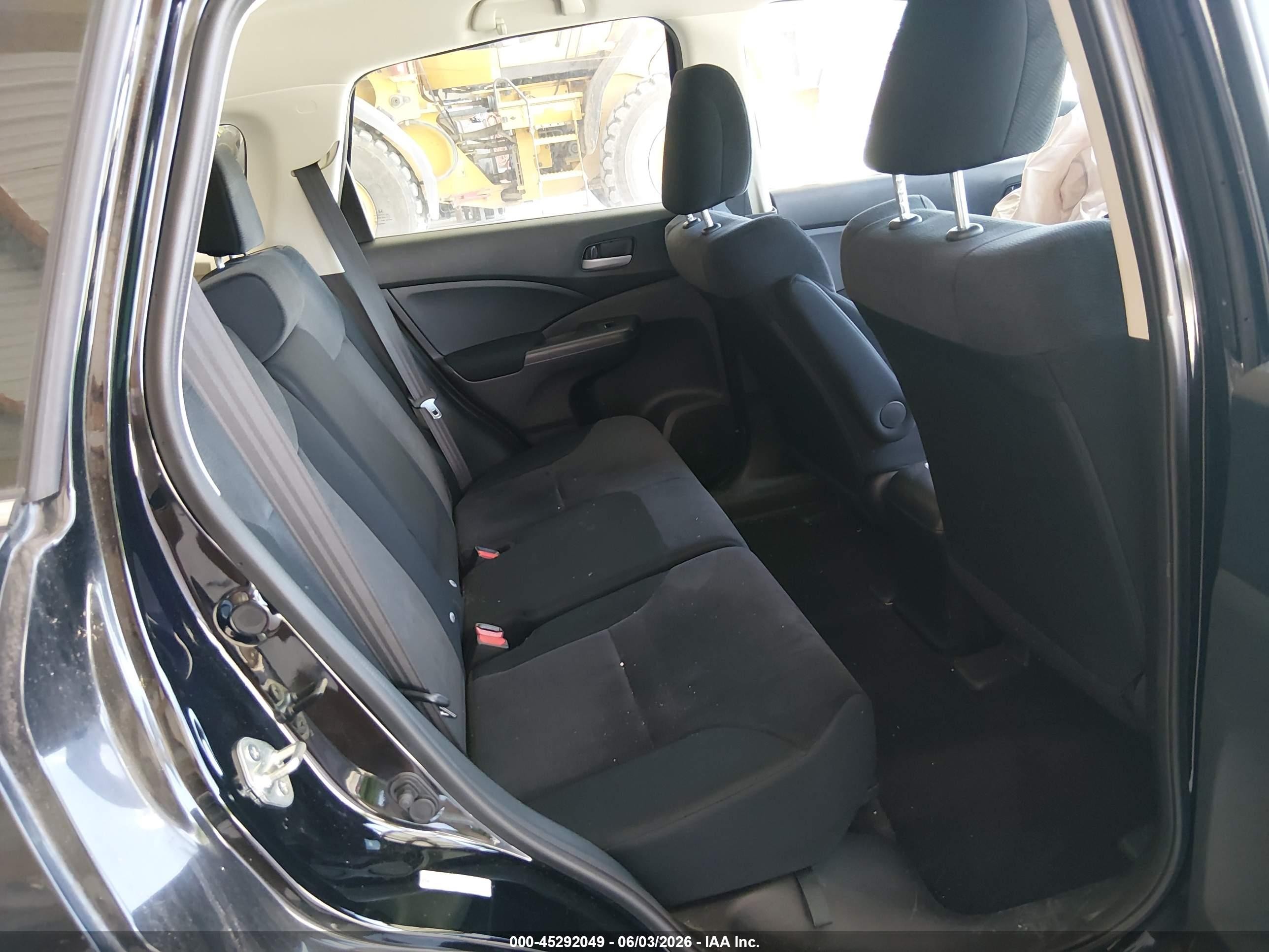2012 Honda Cr-v Lx Black vin: 5J6RM4H33CL048090