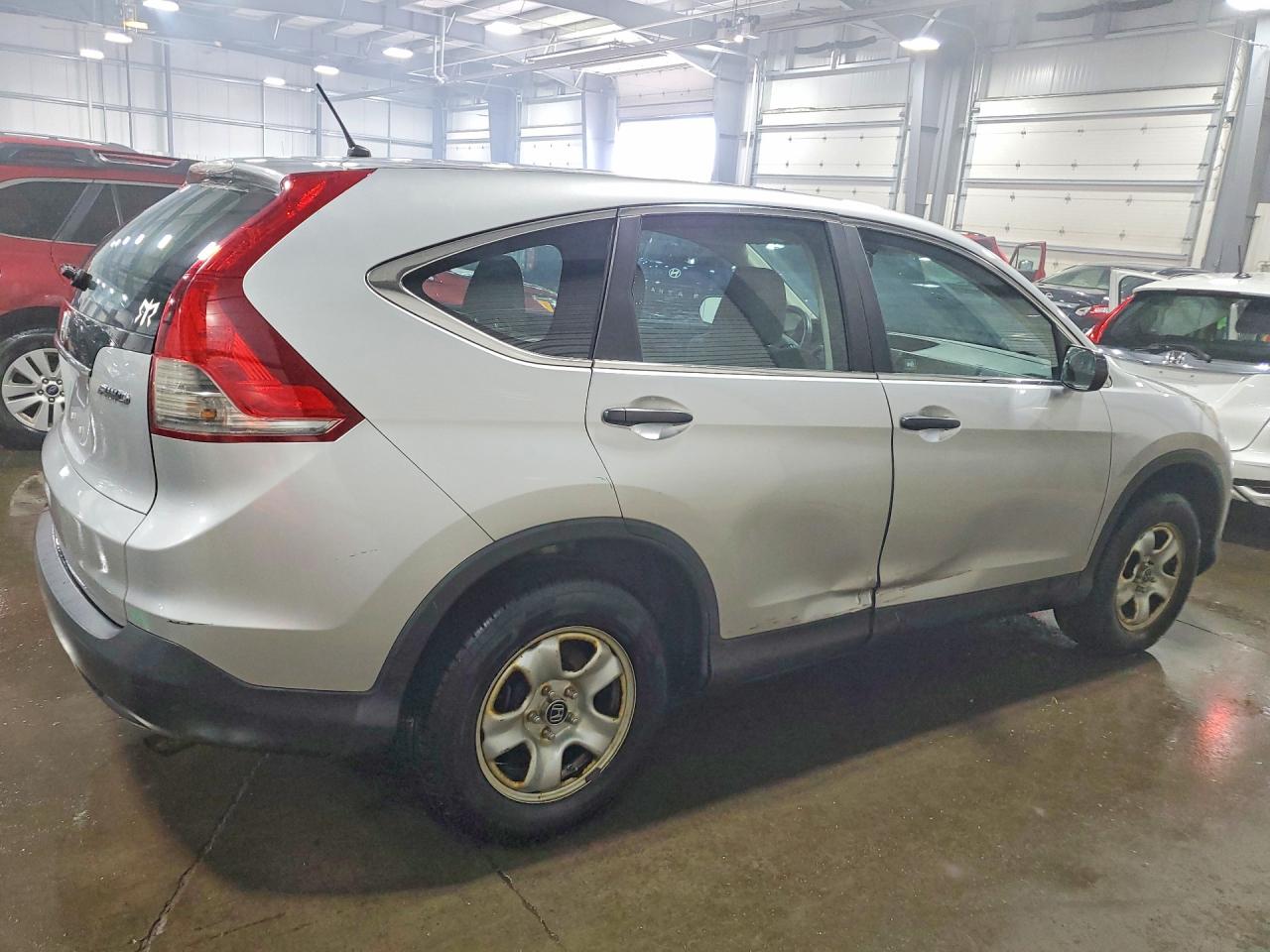 2012 Honda Cr-v Lx Silver vin: 5J6RM4H33CL067027