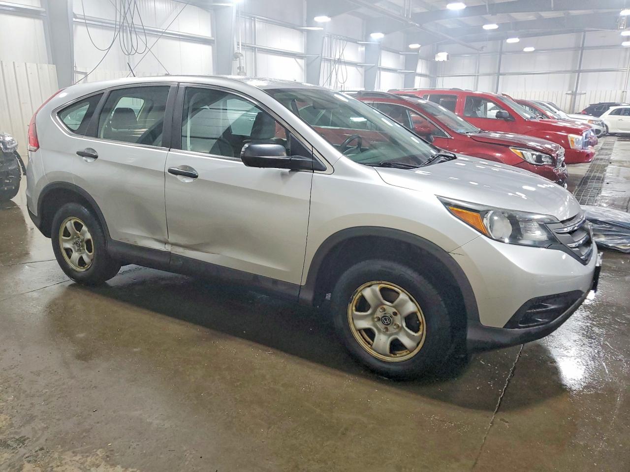 2012 Honda Cr-v Lx Silver vin: 5J6RM4H33CL067027