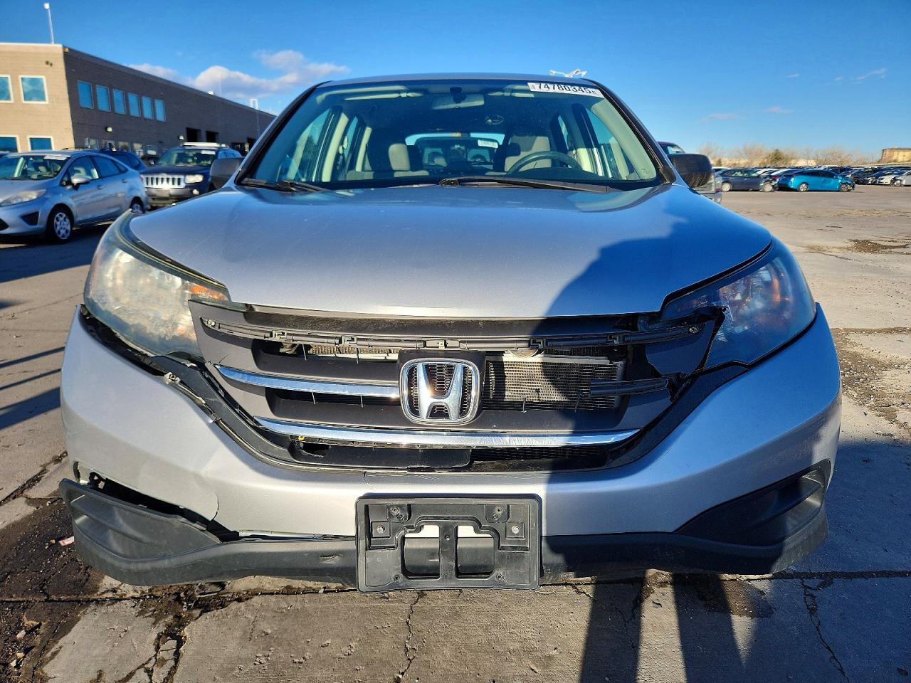 2012 Honda Cr-v Lx Silver vin: 5J6RM4H33CL079923