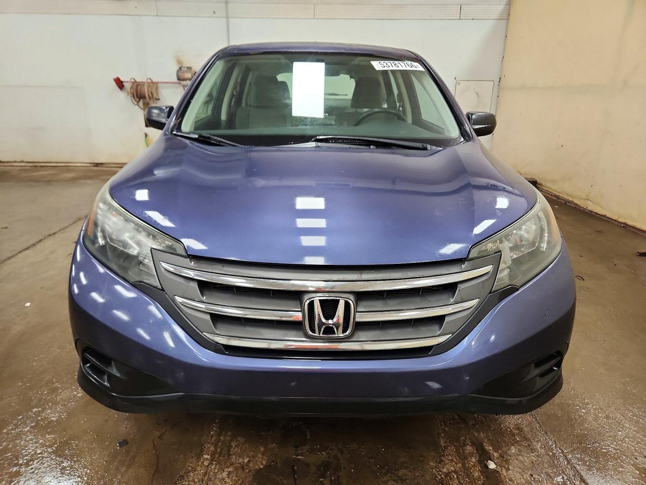 2012 Honda Cr-v Lx Blue vin: 5J6RM4H33CL082529