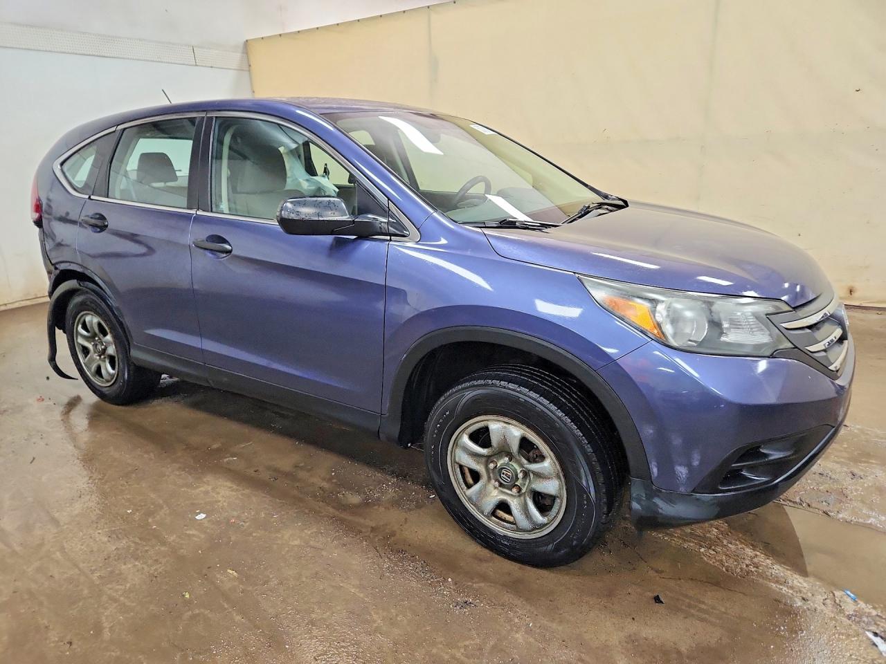 2012 Honda Cr-v Lx Blue vin: 5J6RM4H33CL082529