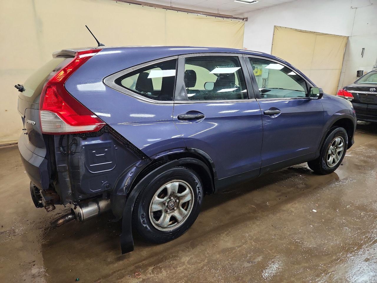2012 Honda Cr-v Lx Blue vin: 5J6RM4H33CL082529