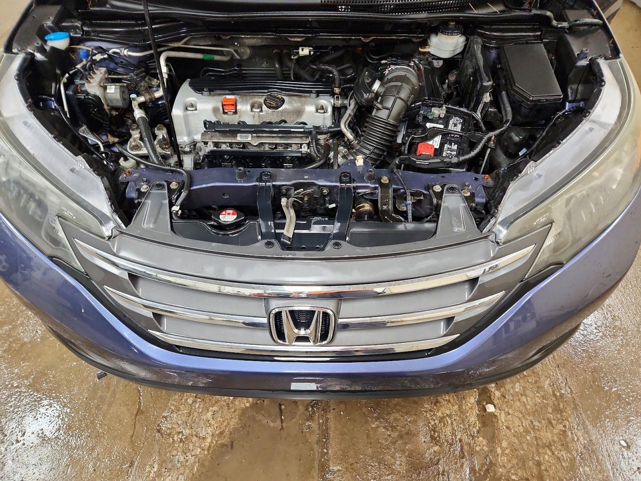 2012 Honda Cr-v Lx Blue vin: 5J6RM4H33CL082529