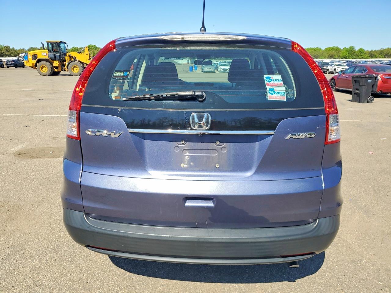2013 Honda Cr-v Lx Blue vin: 5J6RM4H33DL000350