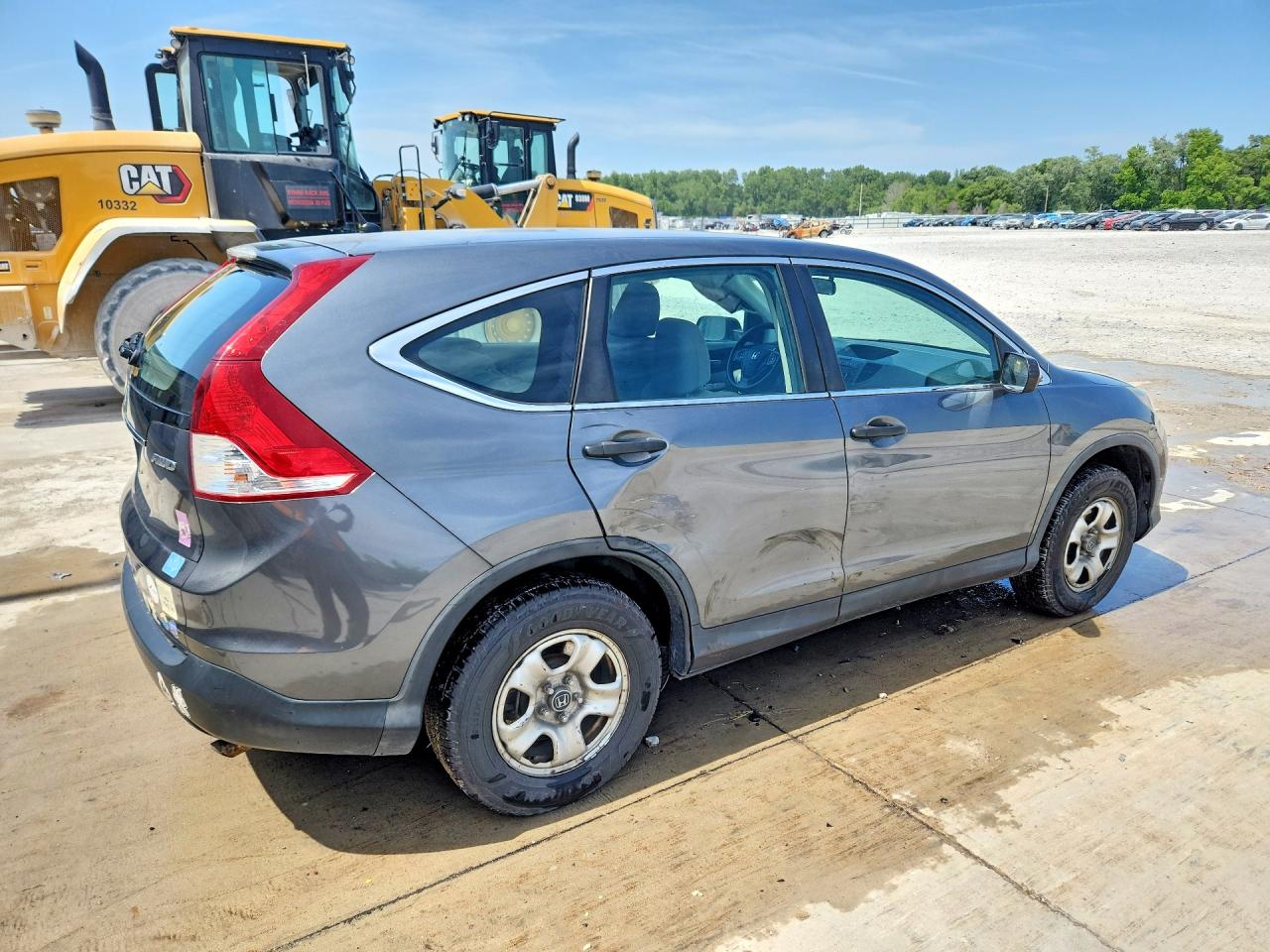 2013 Honda Cr-v Lx Серый vin: 5J6RM4H33DL011395