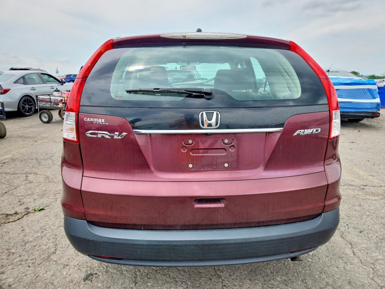 2013 Honda Cr-v Lx Темно-бордовый vin: 5J6RM4H33DL020310