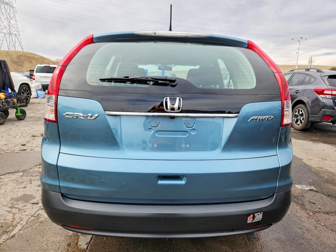 2013 Honda Cr-v Lx Teal vin: 5J6RM4H33DL031520