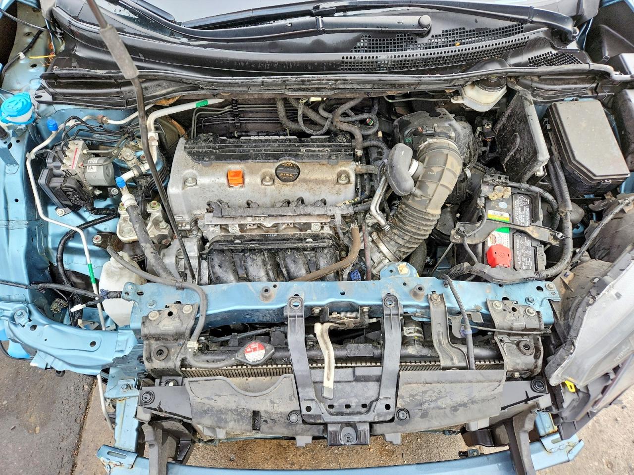 2013 Honda Cr-v Lx Teal vin: 5J6RM4H33DL031520