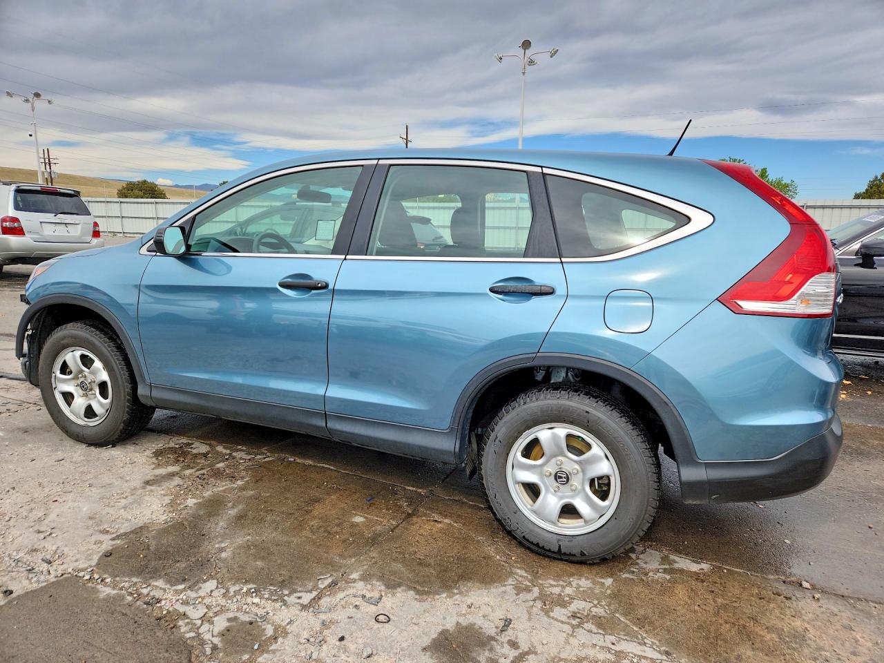 2013 Honda Cr-v Lx Teal vin: 5J6RM4H33DL031520