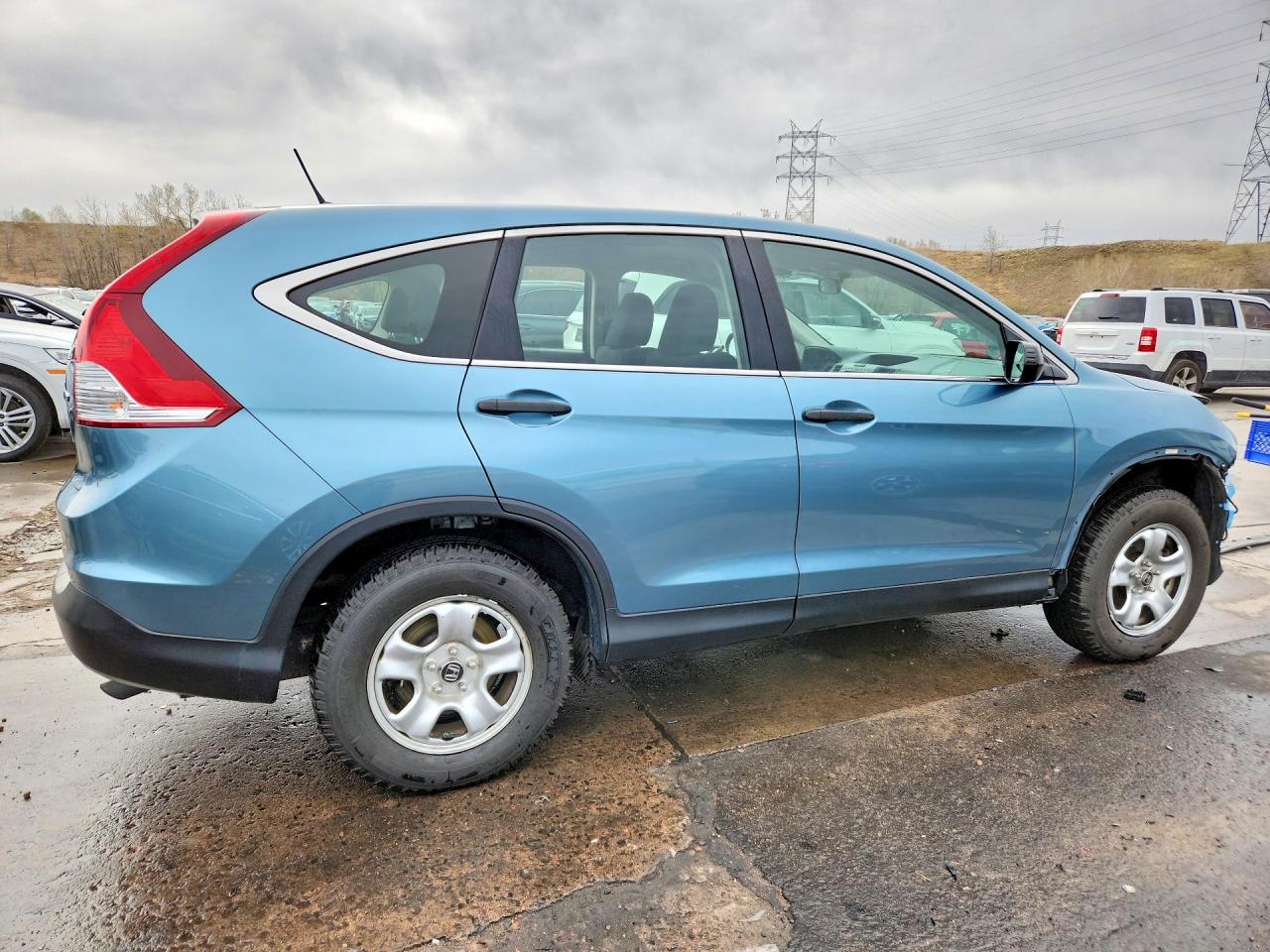 2013 Honda Cr-v Lx Teal vin: 5J6RM4H33DL031520