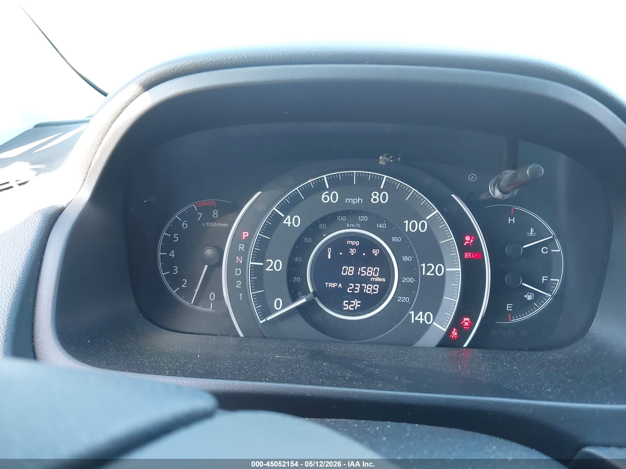 2013 Honda Cr-v Lx Light Blue vin: 5J6RM4H33DL031551