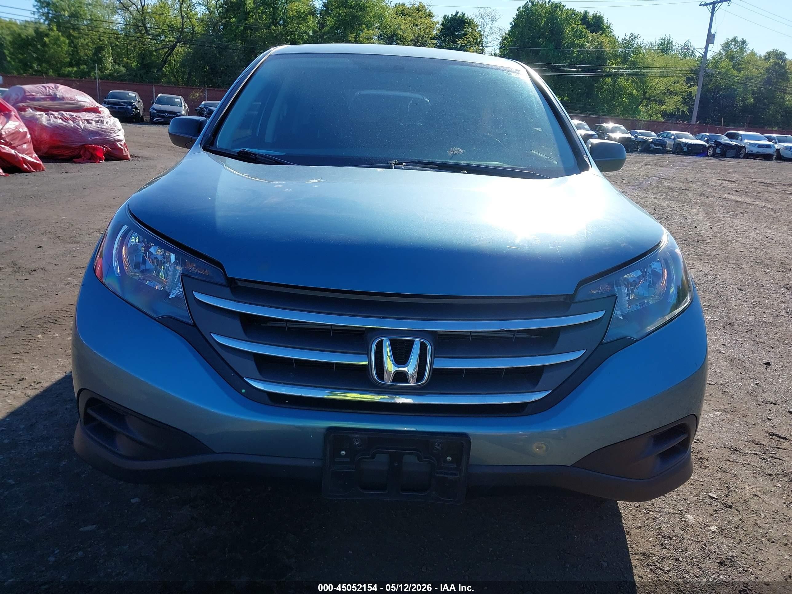 2013 Honda Cr-v Lx Light Blue vin: 5J6RM4H33DL031551