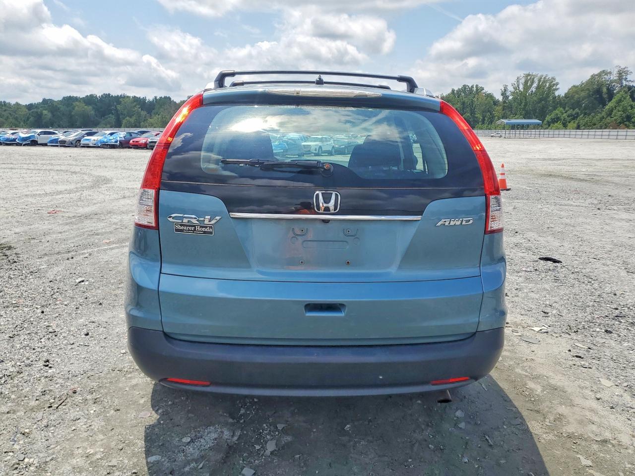 2013 Honda Cr-v Lx Blue vin: 5J6RM4H33DL041464